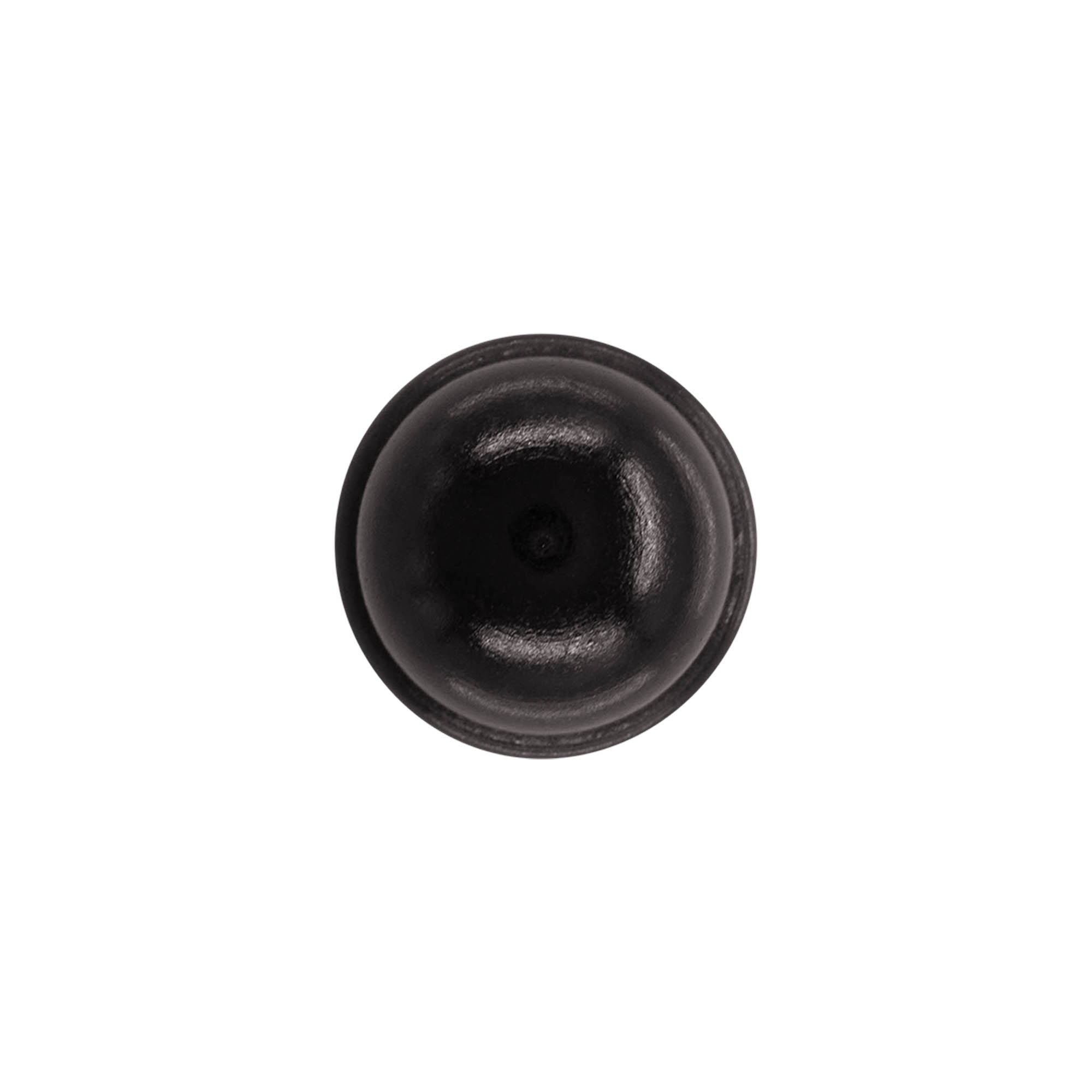 Griffkorken 19 mm «Melone», Holz/PE, schwarz, für Mündung: Kork