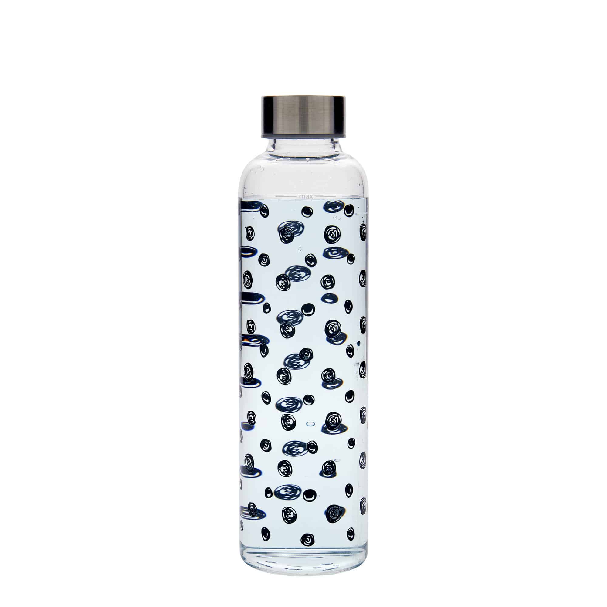 500 ml Trinkflasche «Perseus - Schwarze Punkte», Mündung: Schraubverschluss