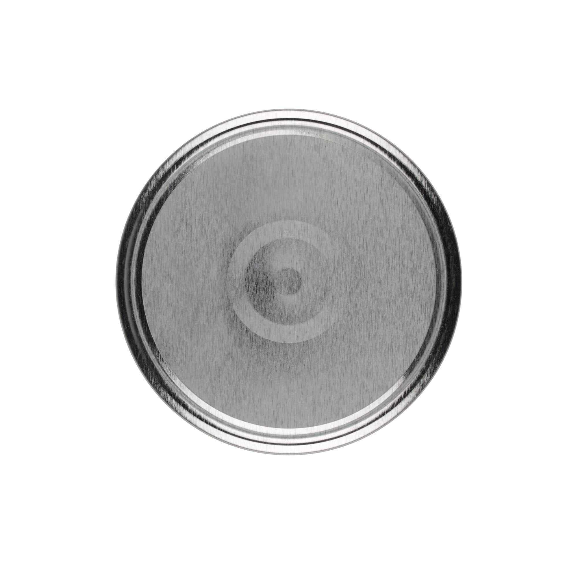 Twist-off-Deckel, Weissblech, silber, für Mündung: TO 100