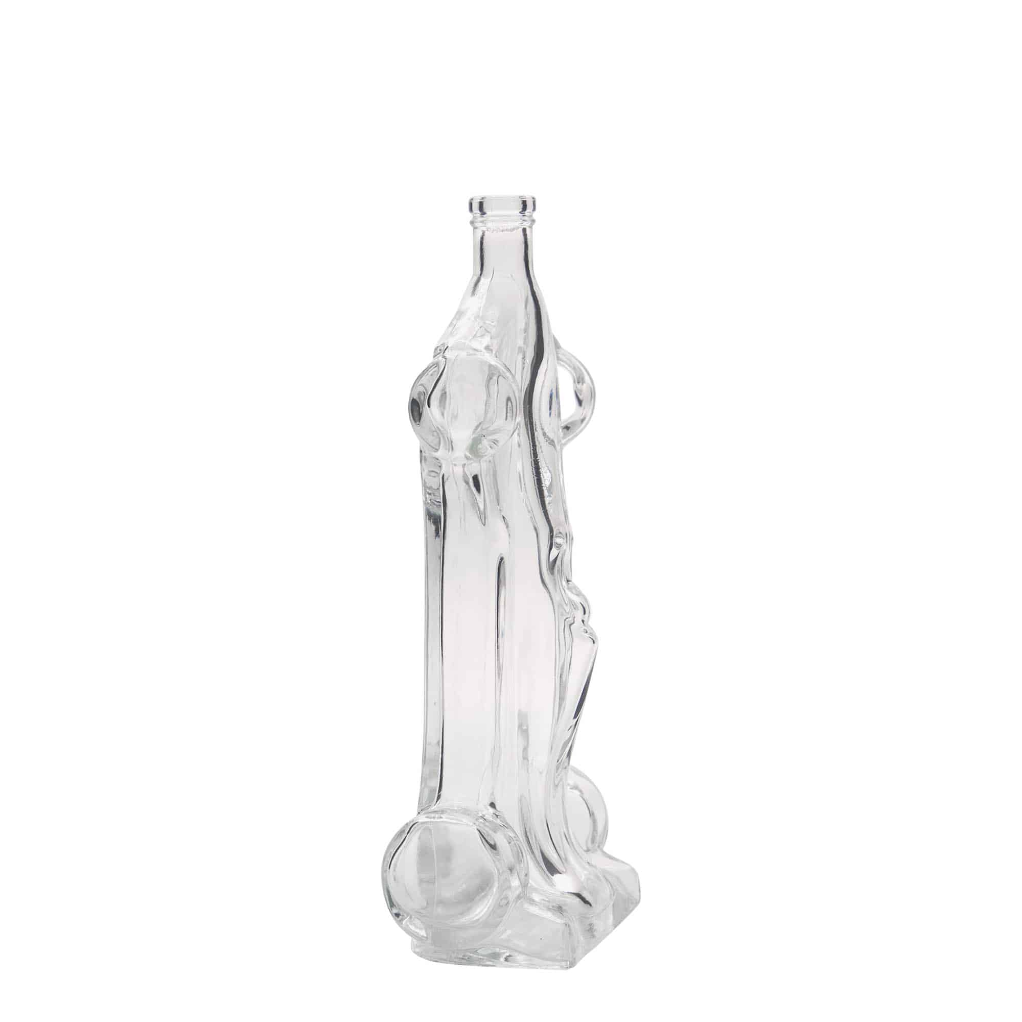 200 ml Glasflasche 'Rennwagen', Mündung: Kork 200 ml Glasflasche 'Rennwagen', Mündung: Kork