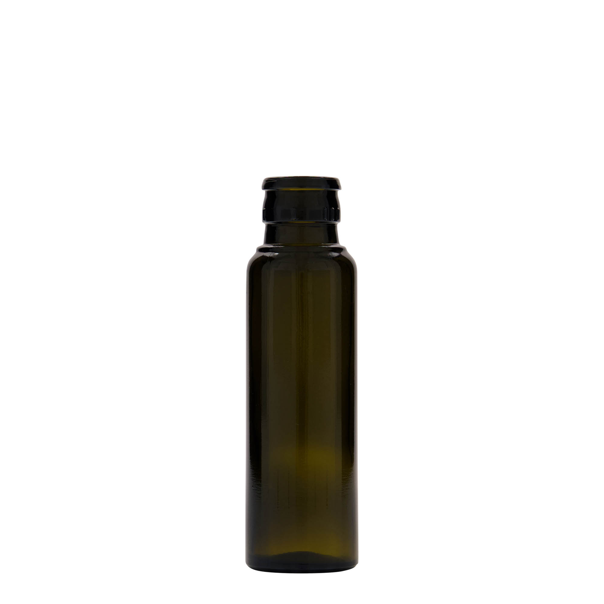 100 ml Essig-/Ölflasche «Willy New», Glas, antikgrün, Mündung: DOP