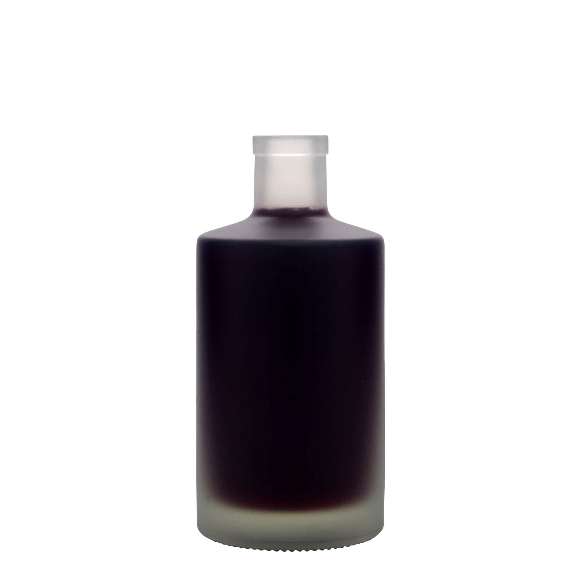 500 ml Glasflasche «Caroline», geeist, Mündung: Kork