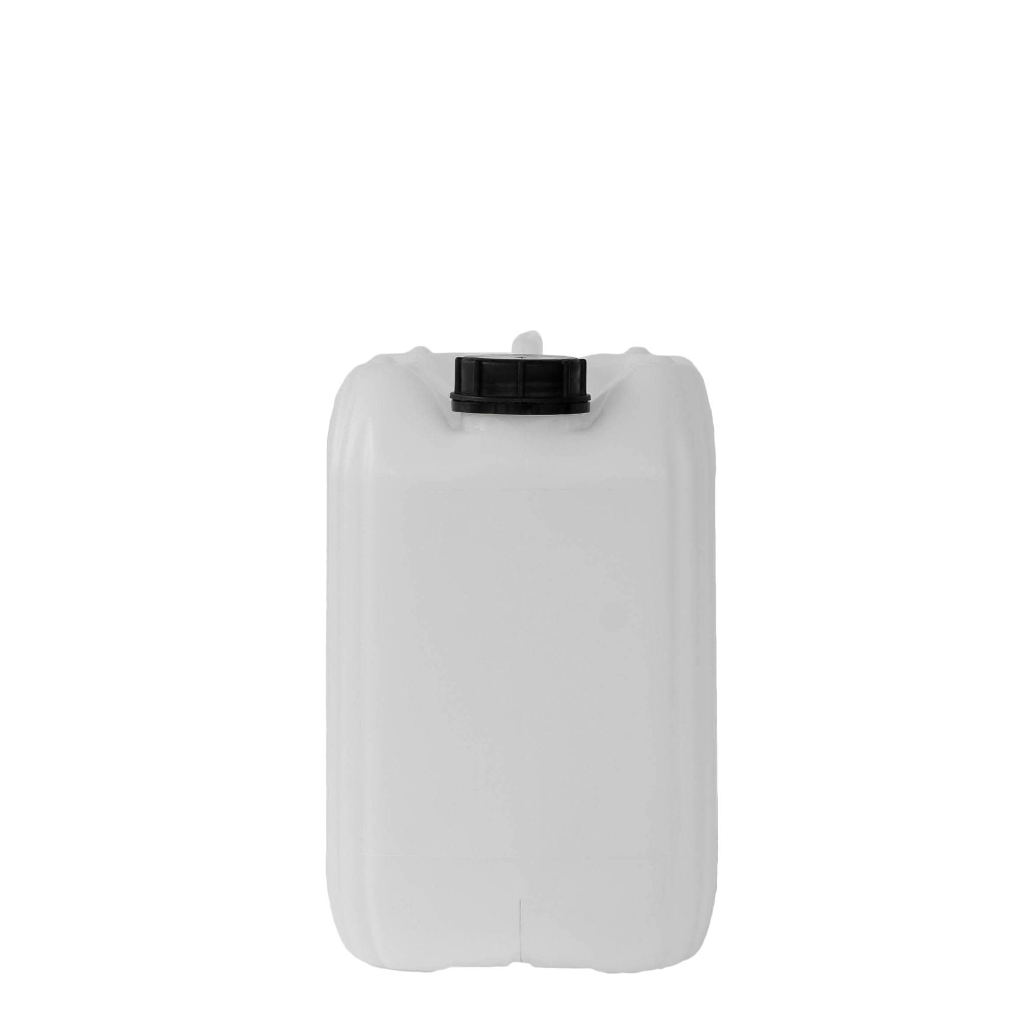 10 l Kanister, rechteckig, HDPE-Kunststoff, natur, Mündung: ND 55