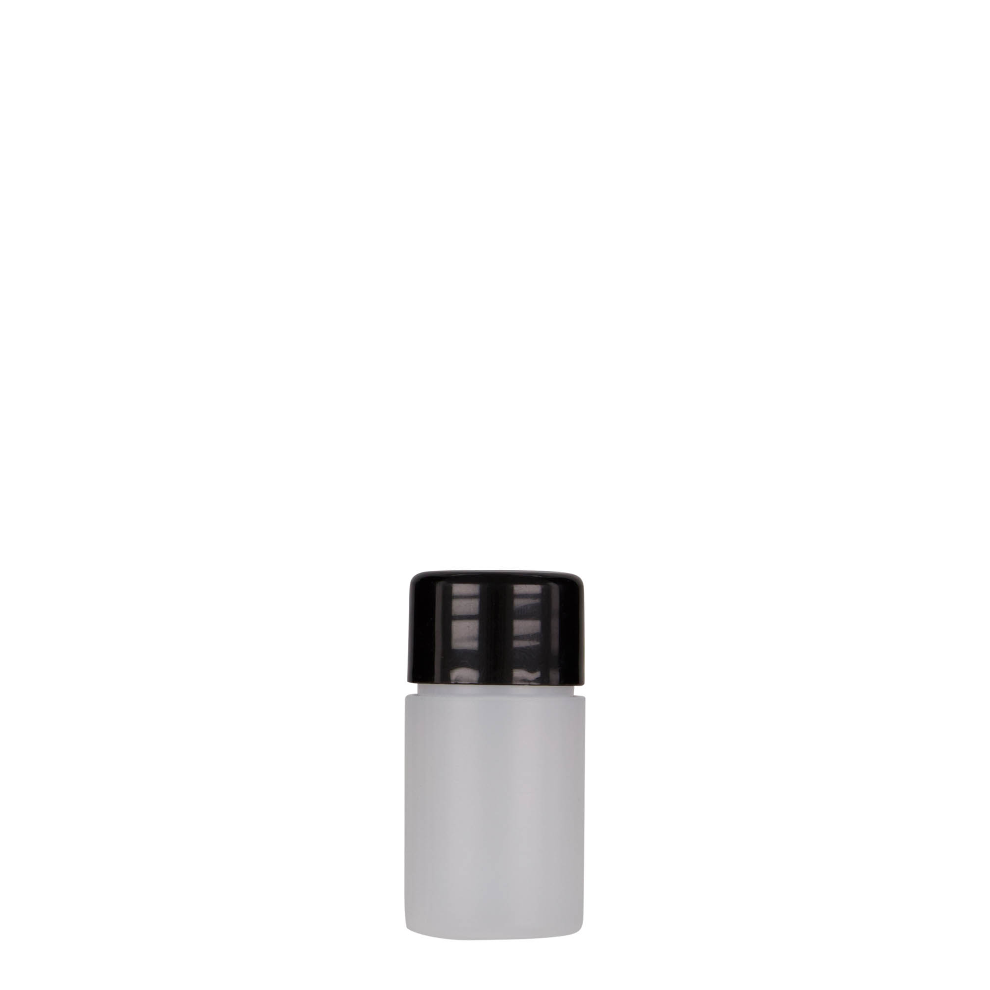 15 ml Kunststoffflasche «Tuffy», HDPE, natur, Mündung:  24/410