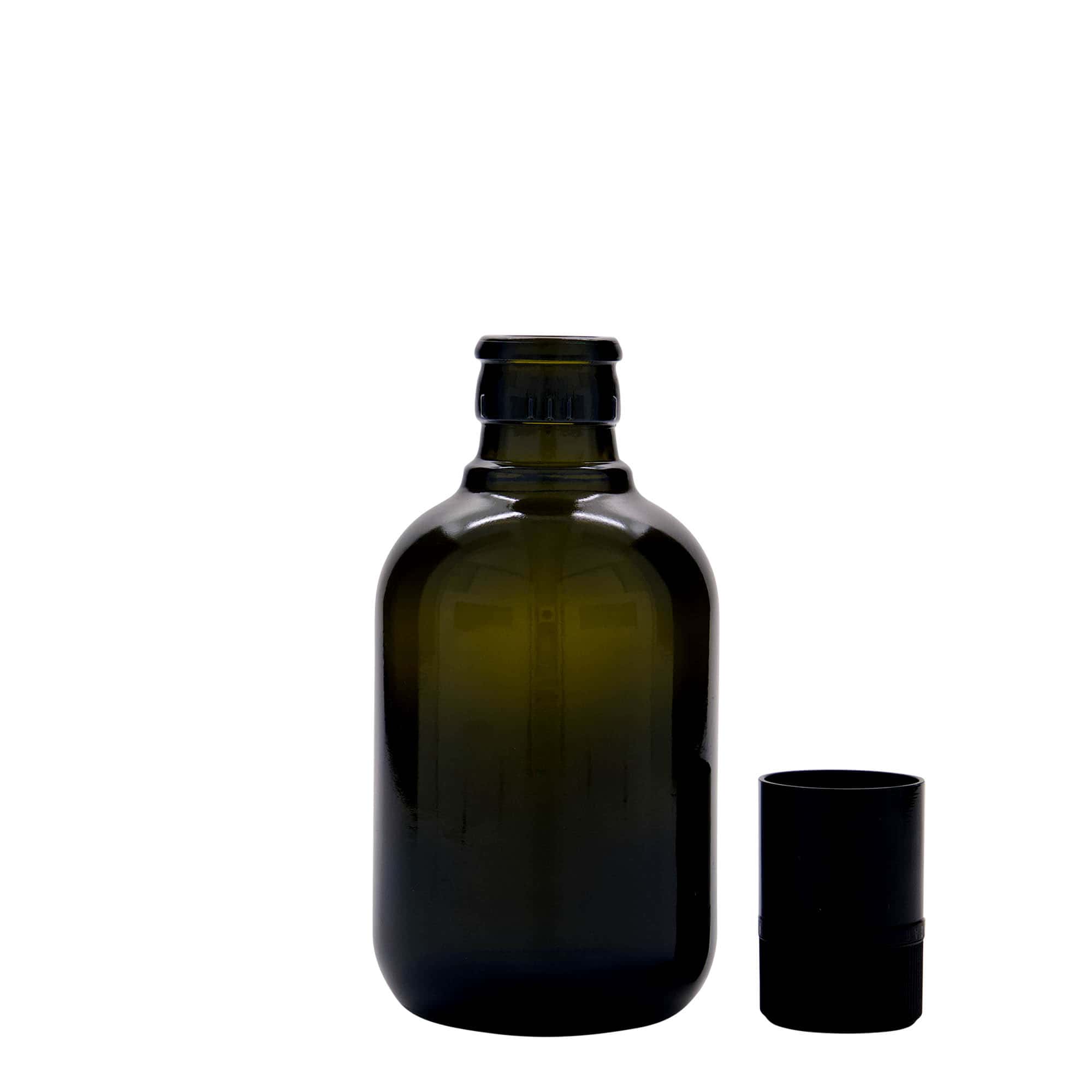 250 ml Essig-/Ölflasche «Biolio», Glas, antikgrün, Mündung: DOP