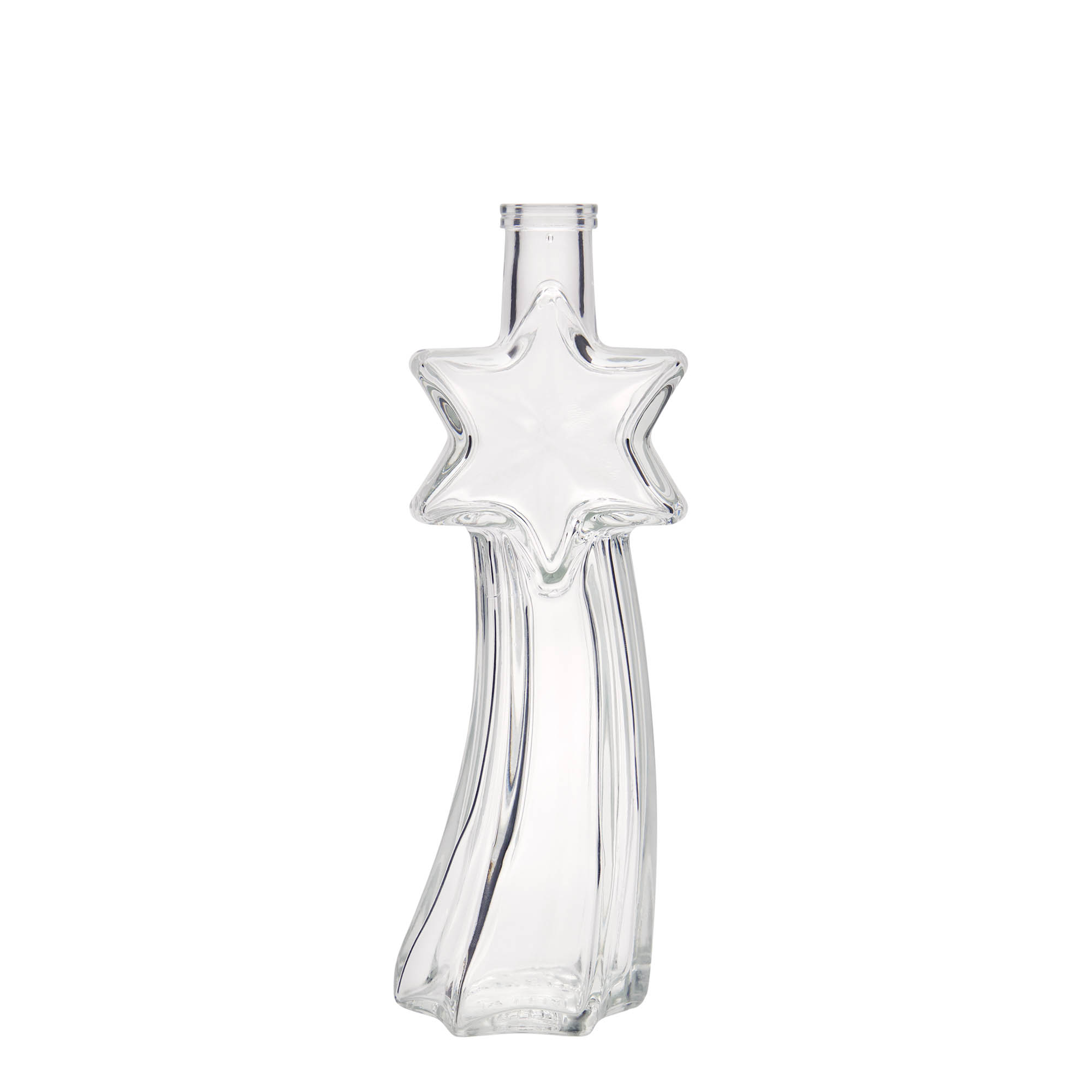 200 ml Glasflasche «Sternschnuppe», Mündung: Kork