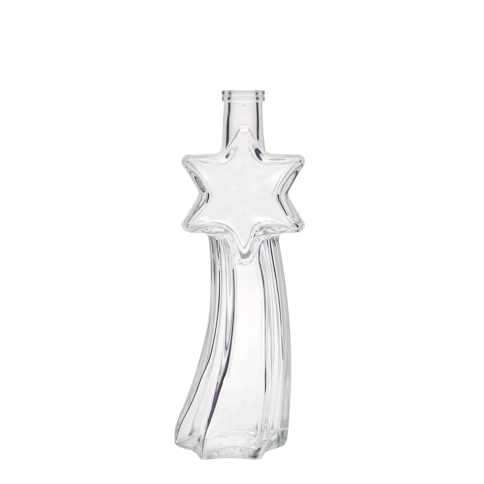 200 ml Glasflasche «Sternschnuppe», Mündung: Kork