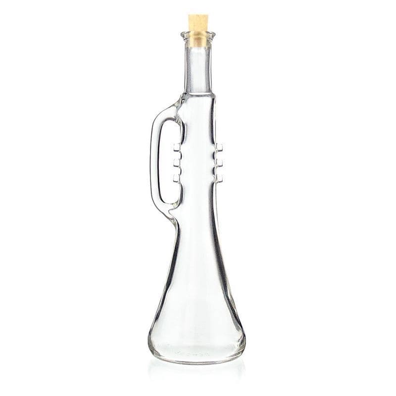 500 ml Glasflasche «Trompete», Mündung: Kork