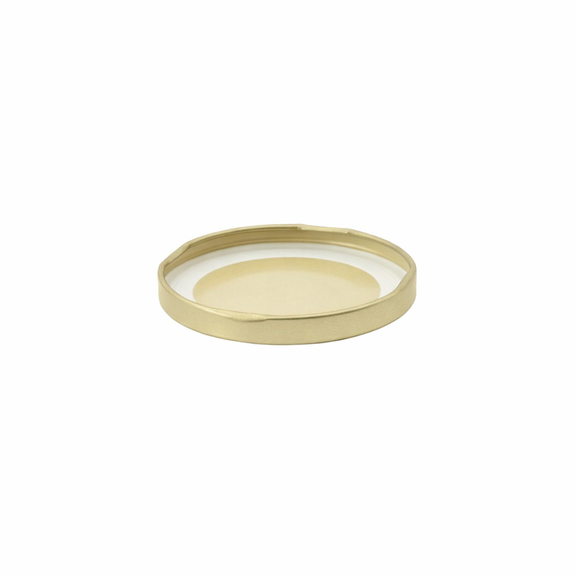 Twist-off-Deckel, Weissblech, sterilisierbar, gold, für Mündung: TO 66