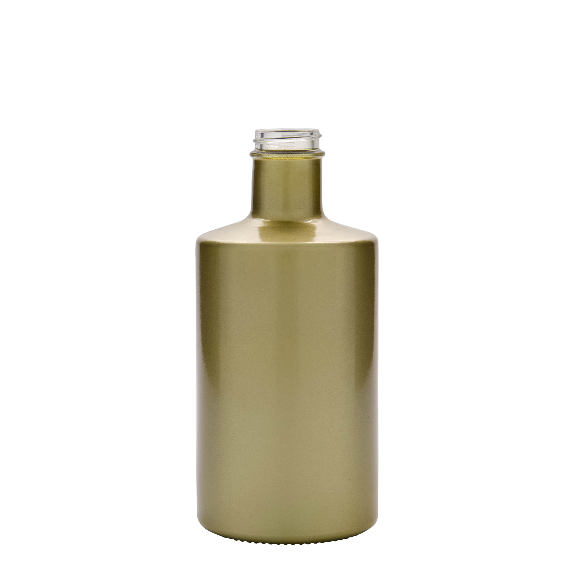 500 ml Glasflasche 'Caroline', gold, Mündung: GPI 33 500 ml Glasflasche 'Caroline', gold, Mündung: GPI 33
