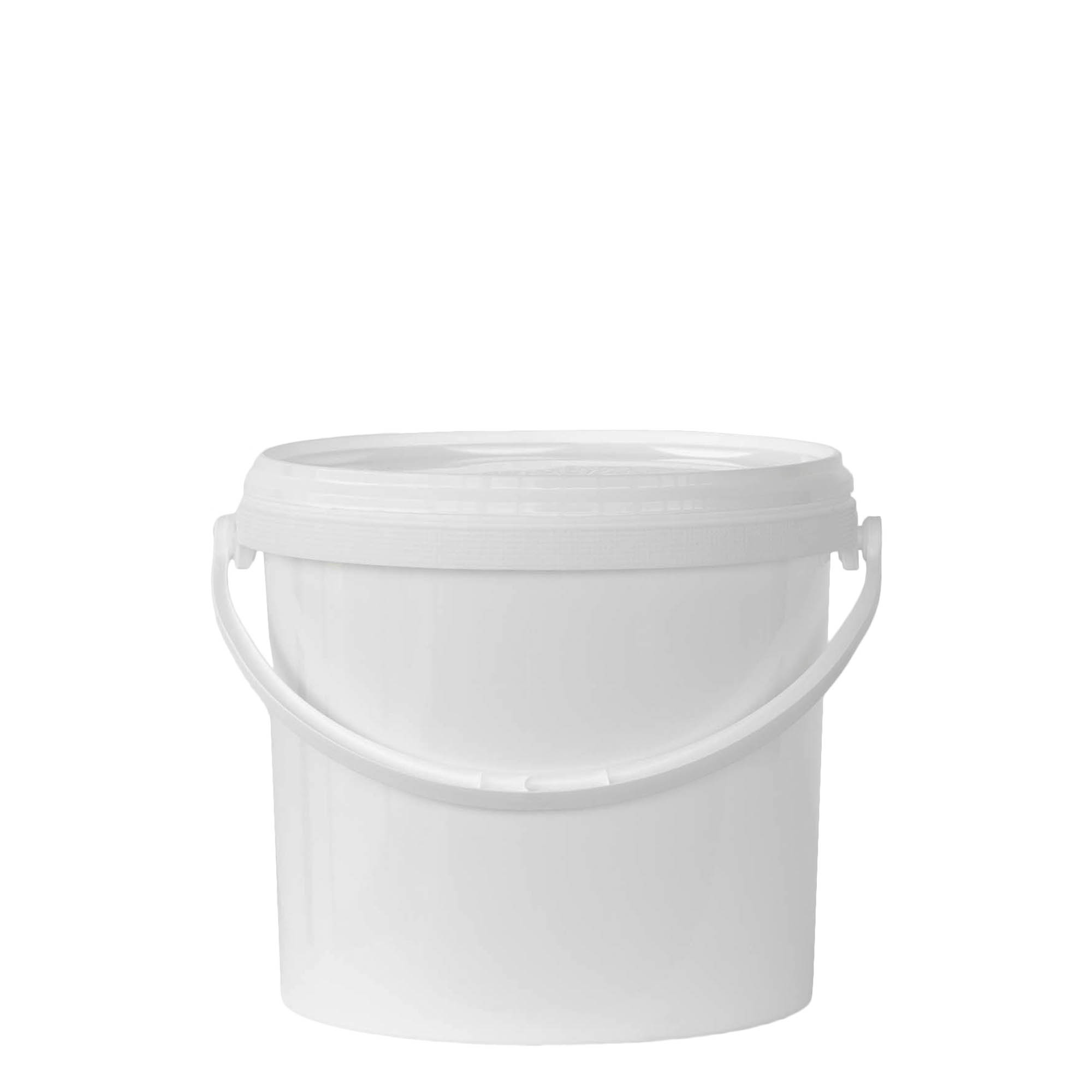 5 l Eimer, PP-Kunststoff, weiss 5 l Eimer, PP-Kunststoff, weiss