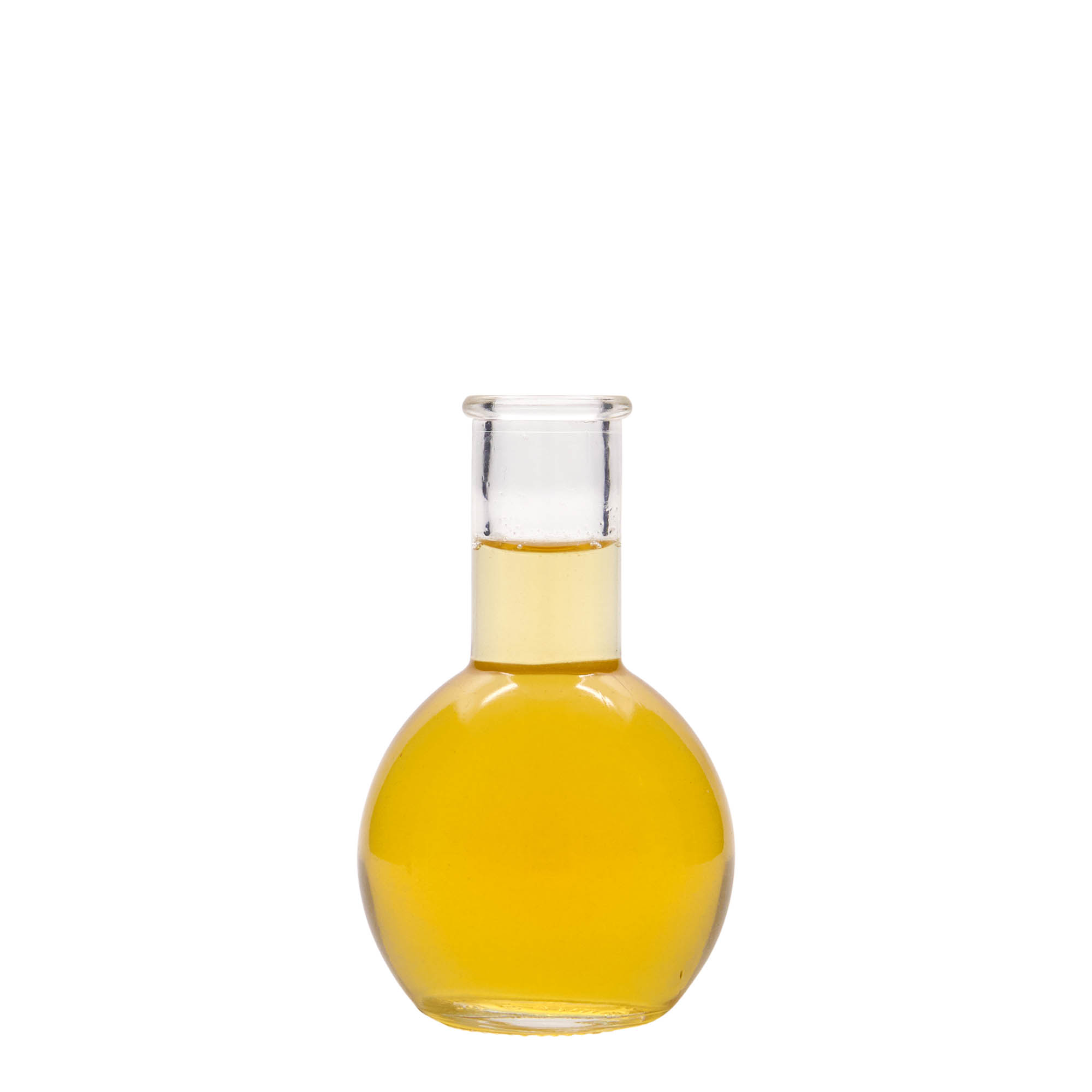 100 ml Glasflasche «Tulipano», Mündung: Kork