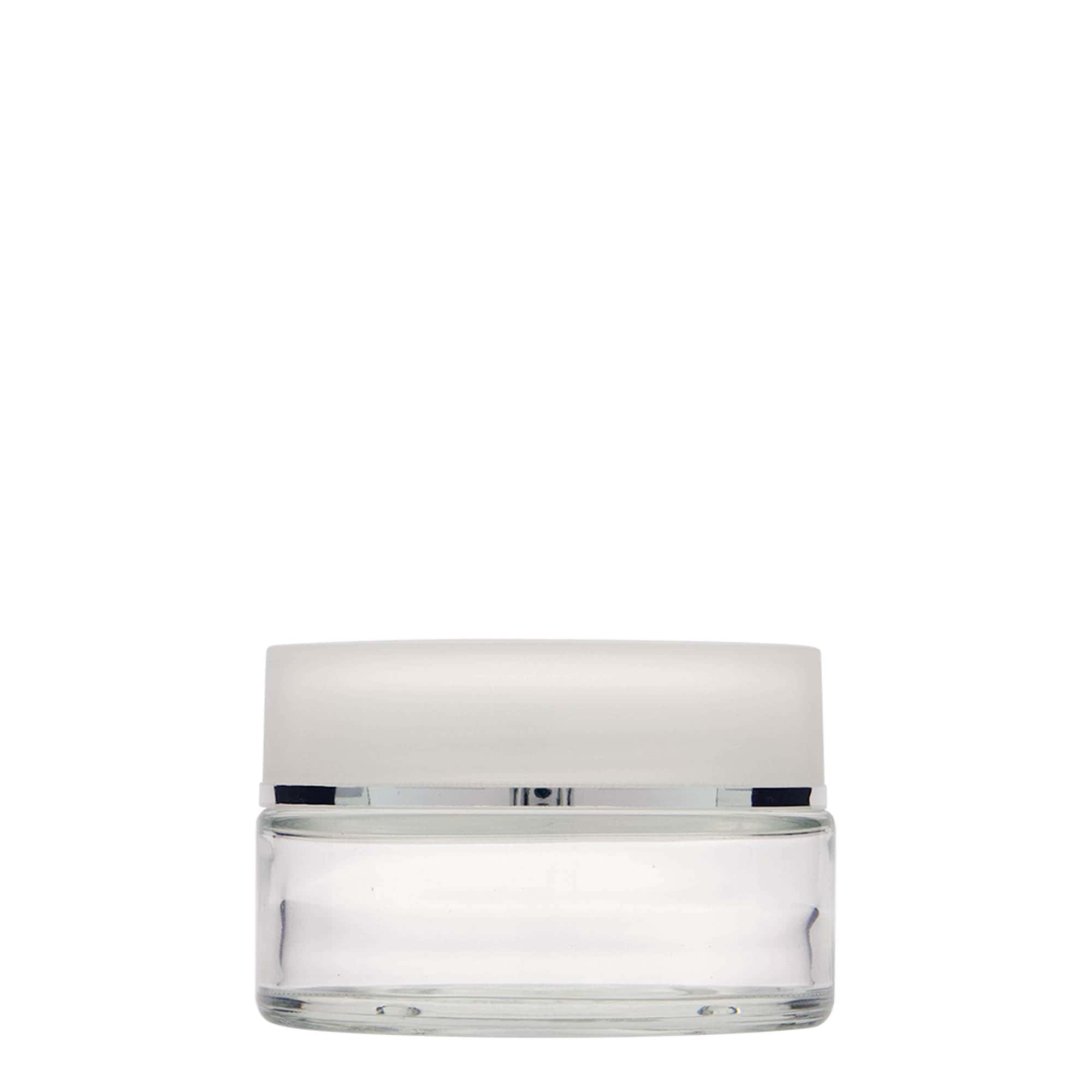 100 ml Tiegel 'Clear Edition', Glas, Mündung: Schraubverschluss