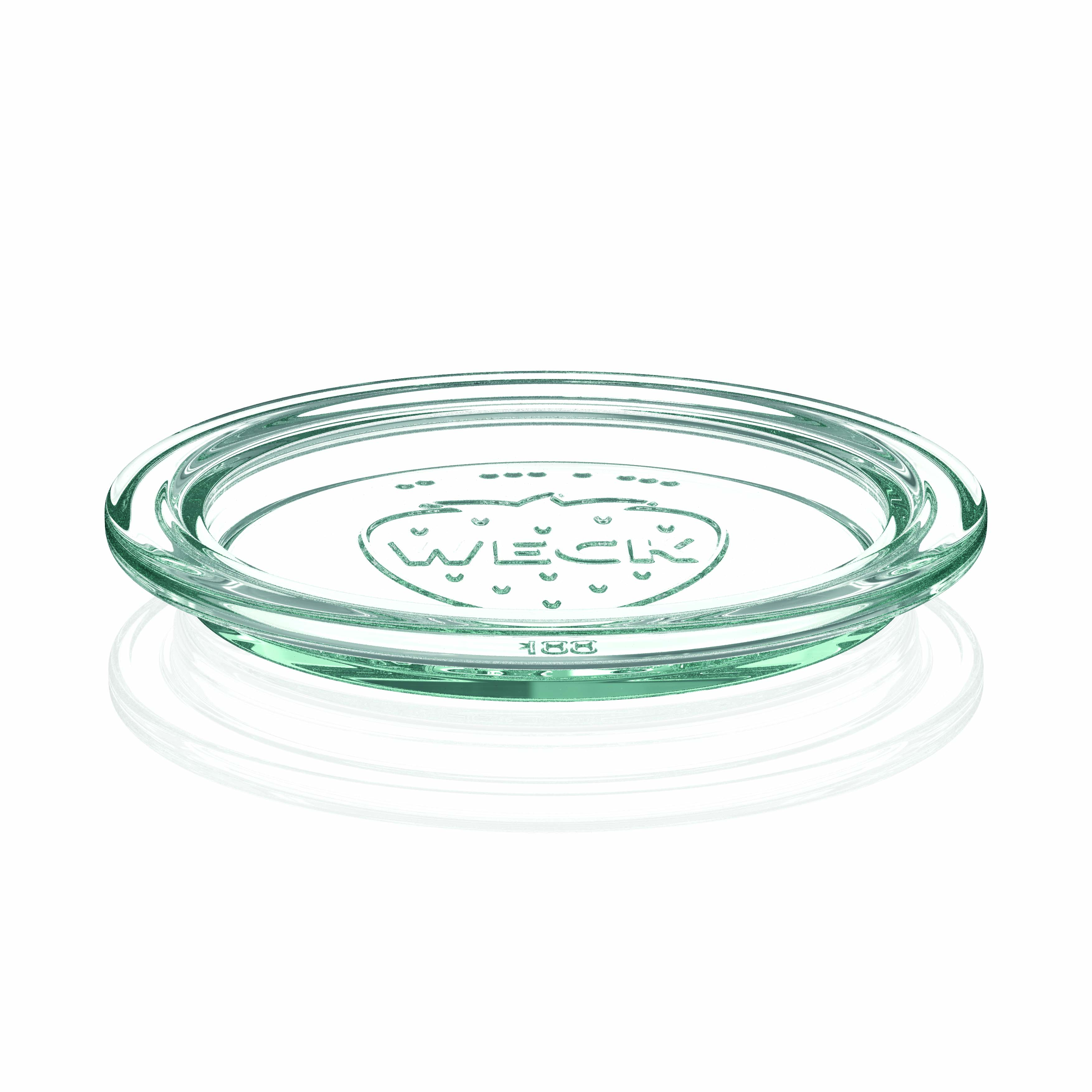 6x 290 ml WECK-Sturzglas flach mit Glasdeckel RR 100