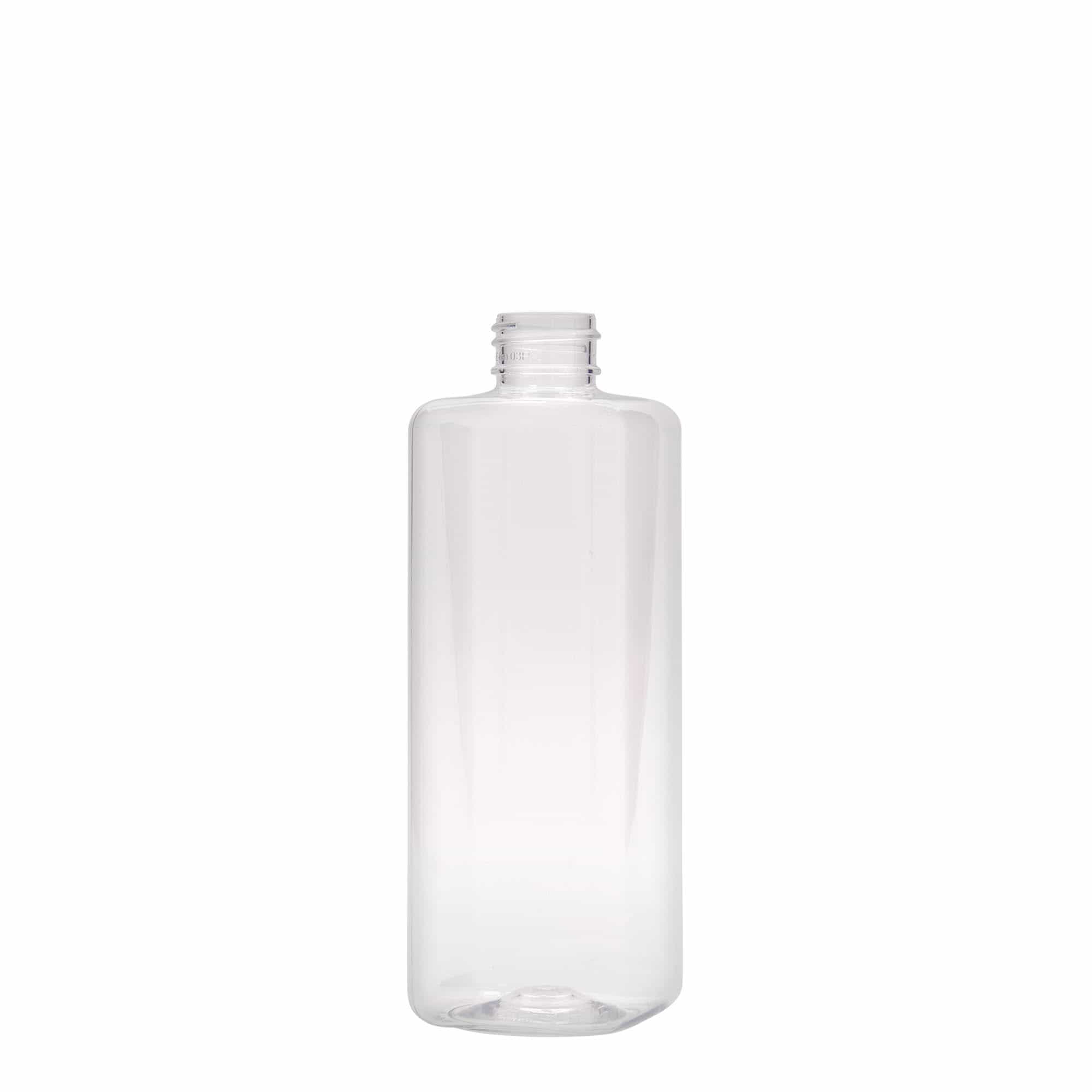 300 ml PET-Flasche 'Karl', quadratisch, Kunststoff, Mündung: 24/410