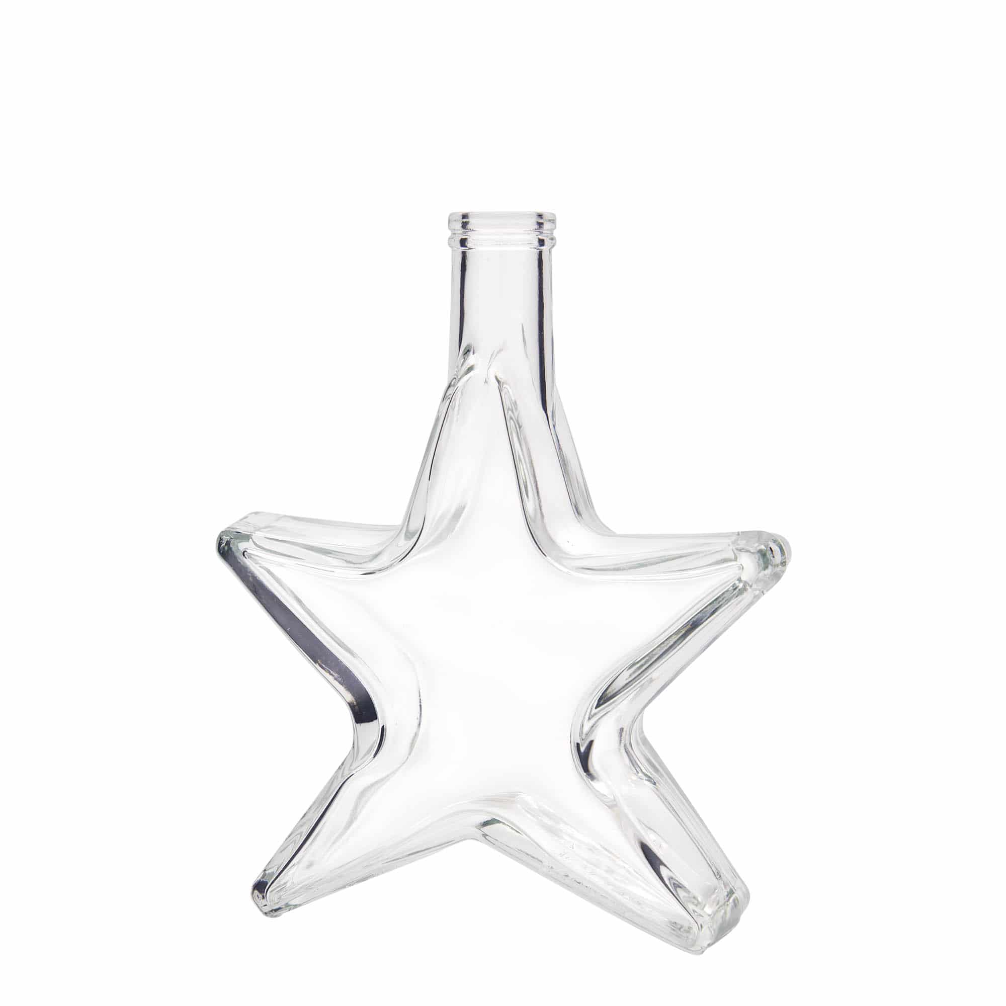 350 ml Glasflasche «Stern», Mündung: Kork
