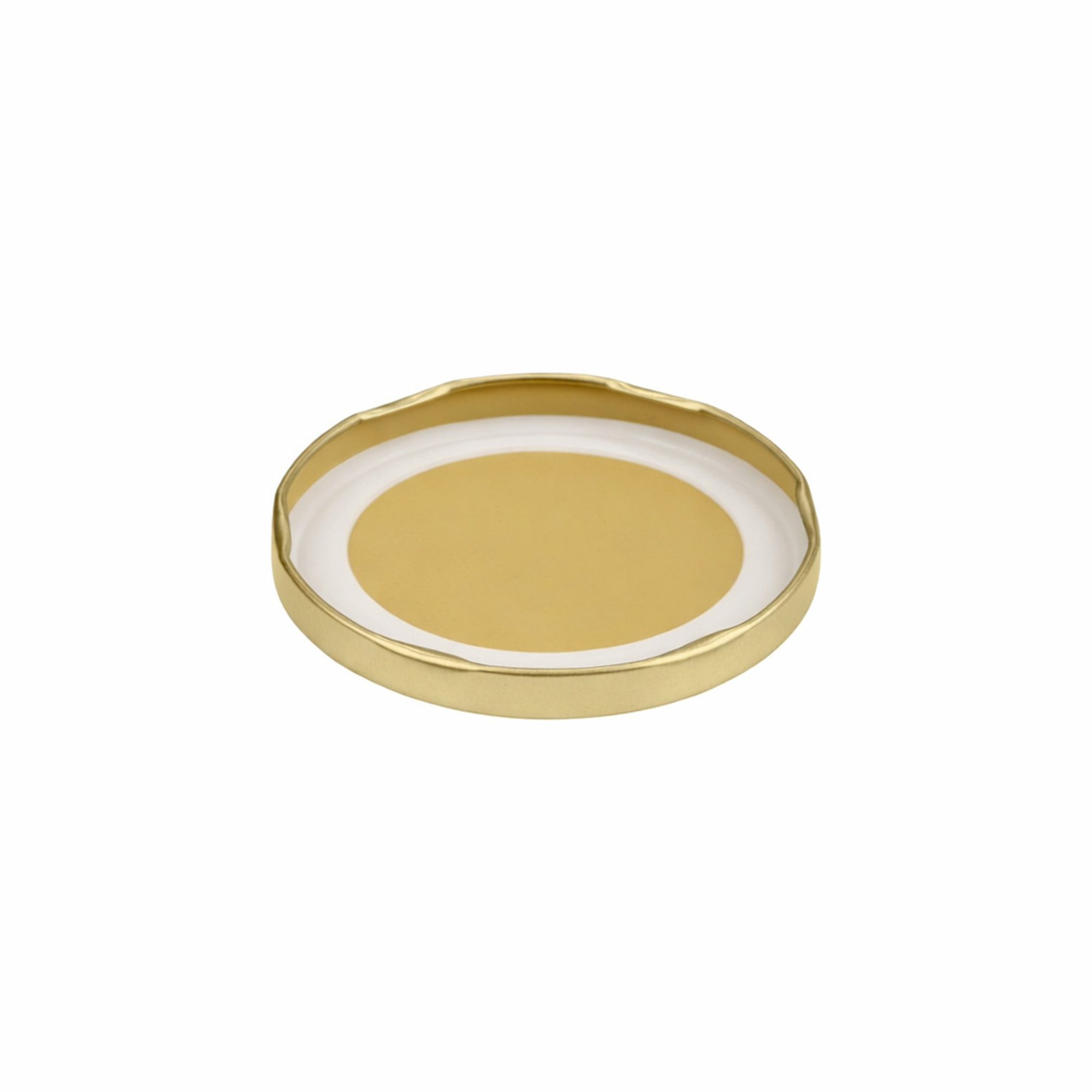 Twist-off-Deckel, Weissblech, sterilisierbar, gold, für Mündung: TO 82