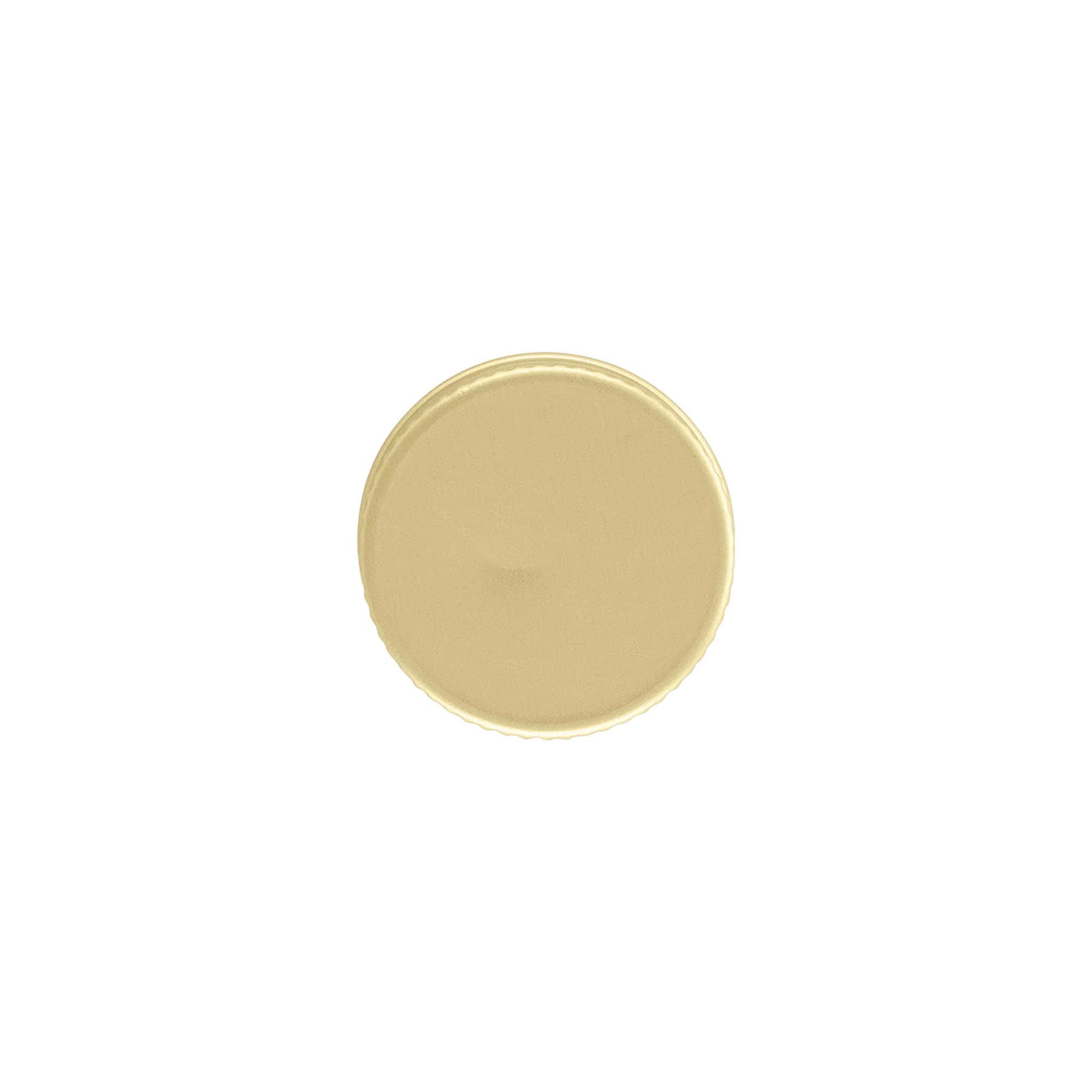 Schraubverschluss, Metall, gold, für Mündung: PP 31,5