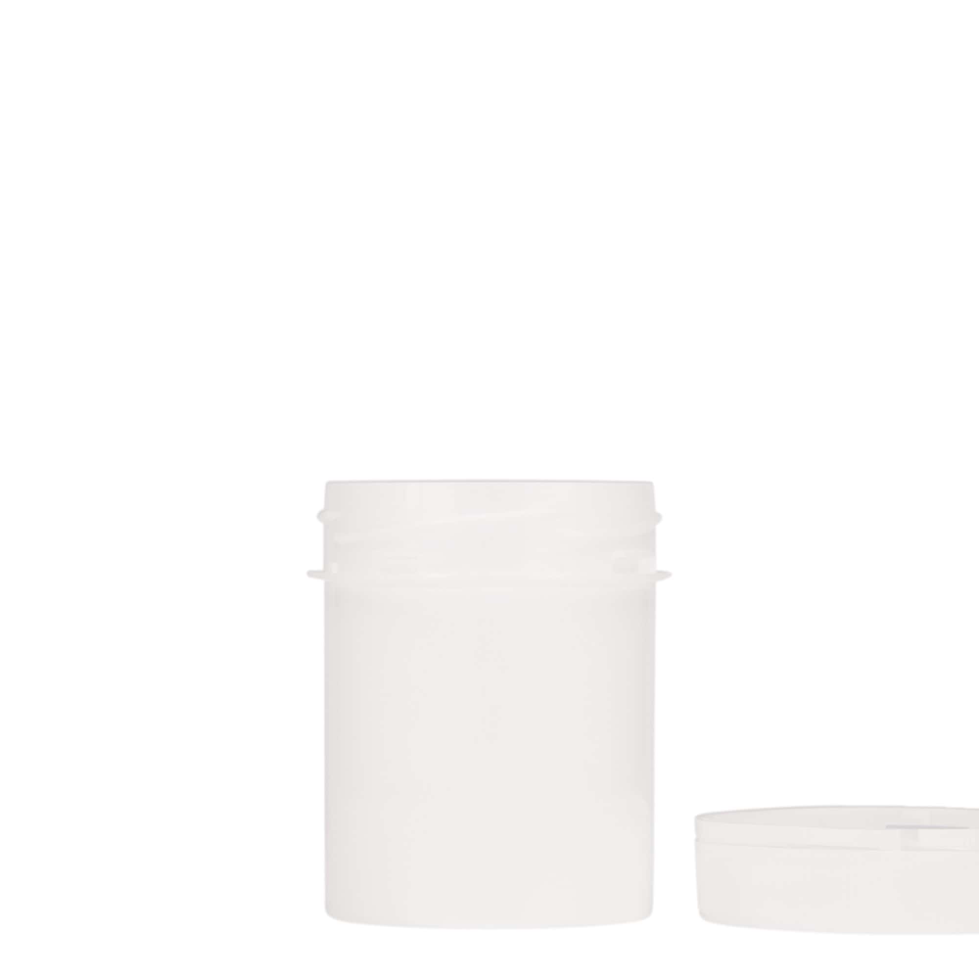 150 ml Kuststoffdose 'Securilock', PP, weiß, Mündung: Schraubverschluss