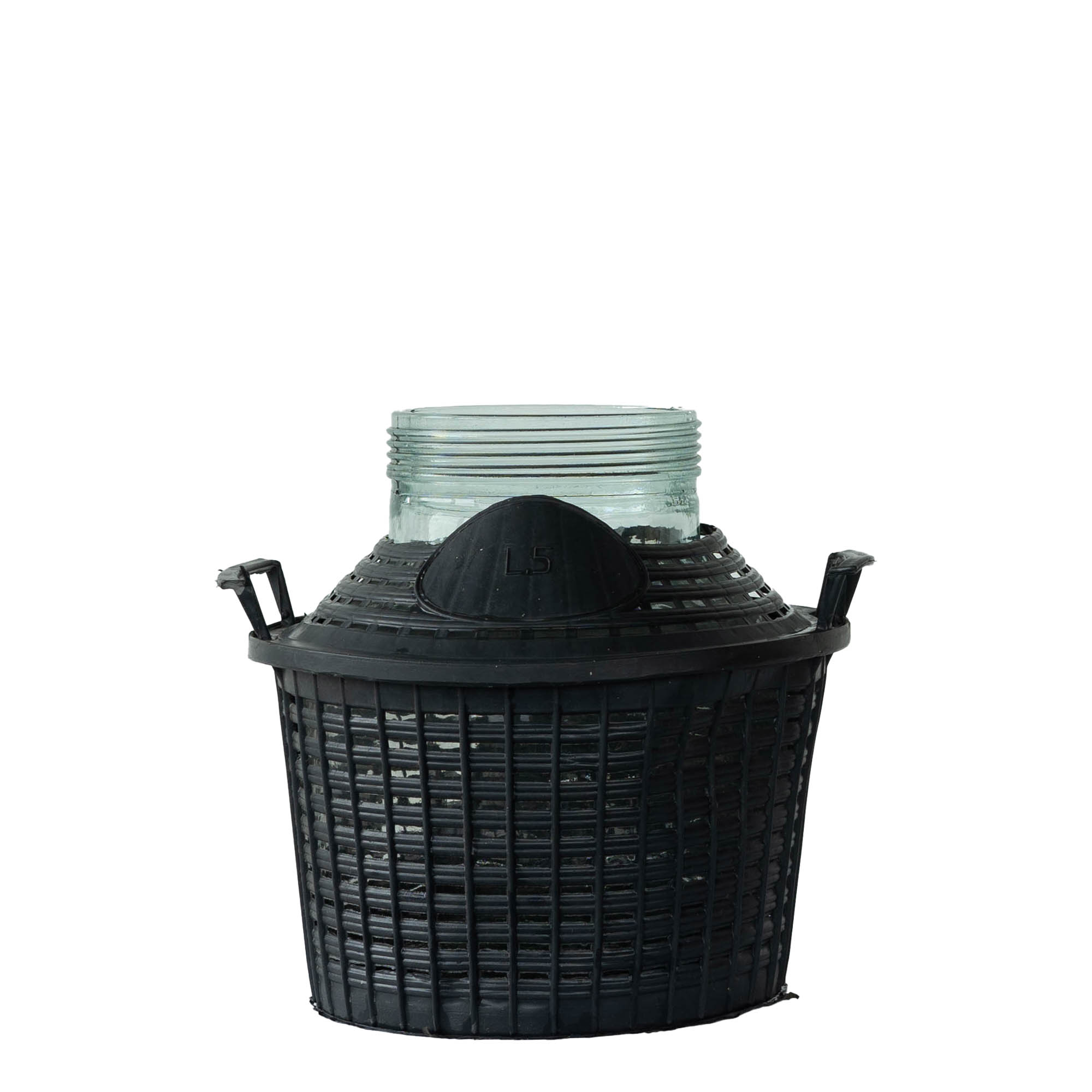 5 l Ballonflasche Weithals, Glas, Mündung: Schraubverschluss 5 l Ballonflasche Weithals, Glas, Mündung: Schraubverschluss