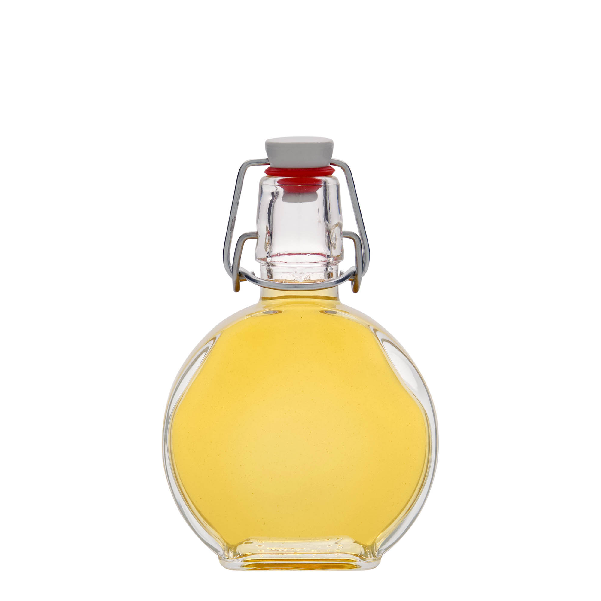 200 ml Glasflasche «Sensatione», rechteckig, Mündung: Bügelverschluss