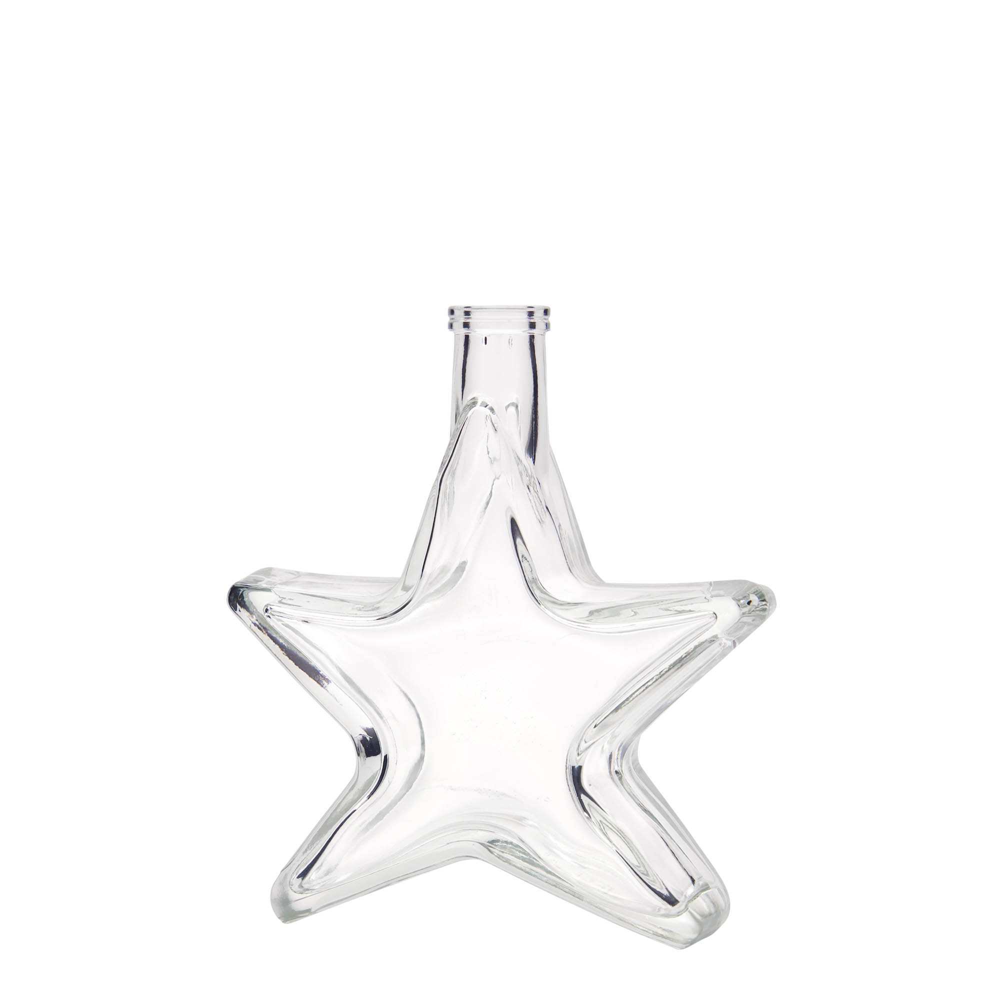 200 ml Glasflasche «Stern», Mündung: Kork