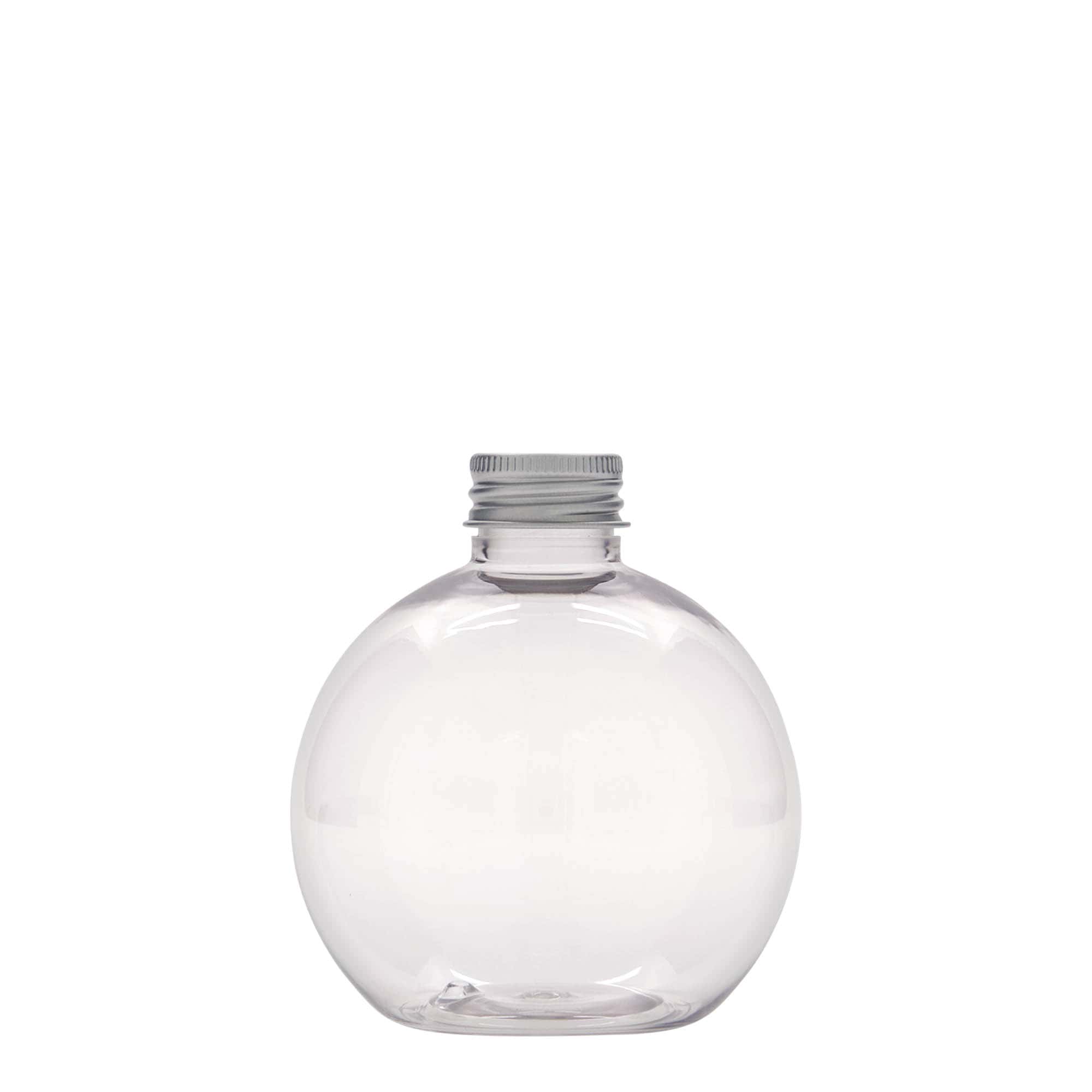 250 ml PET-Flasche 'Perry', rund, Kunststoff, Mündung: 24/410