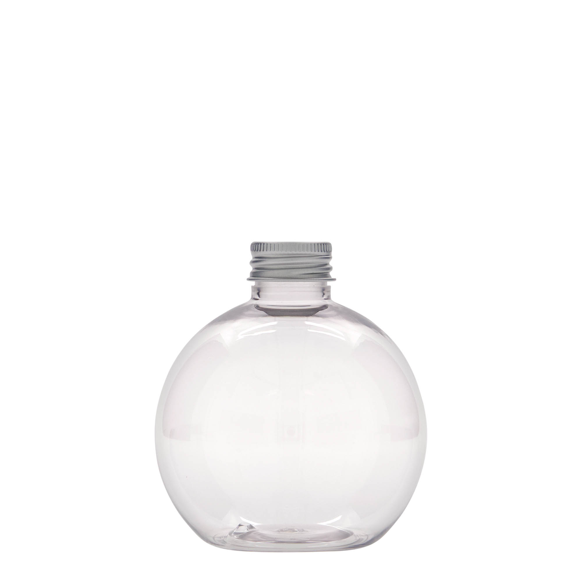250 ml PET-Flasche «Perry», rund, Kunststoff, Mündung:  24/410