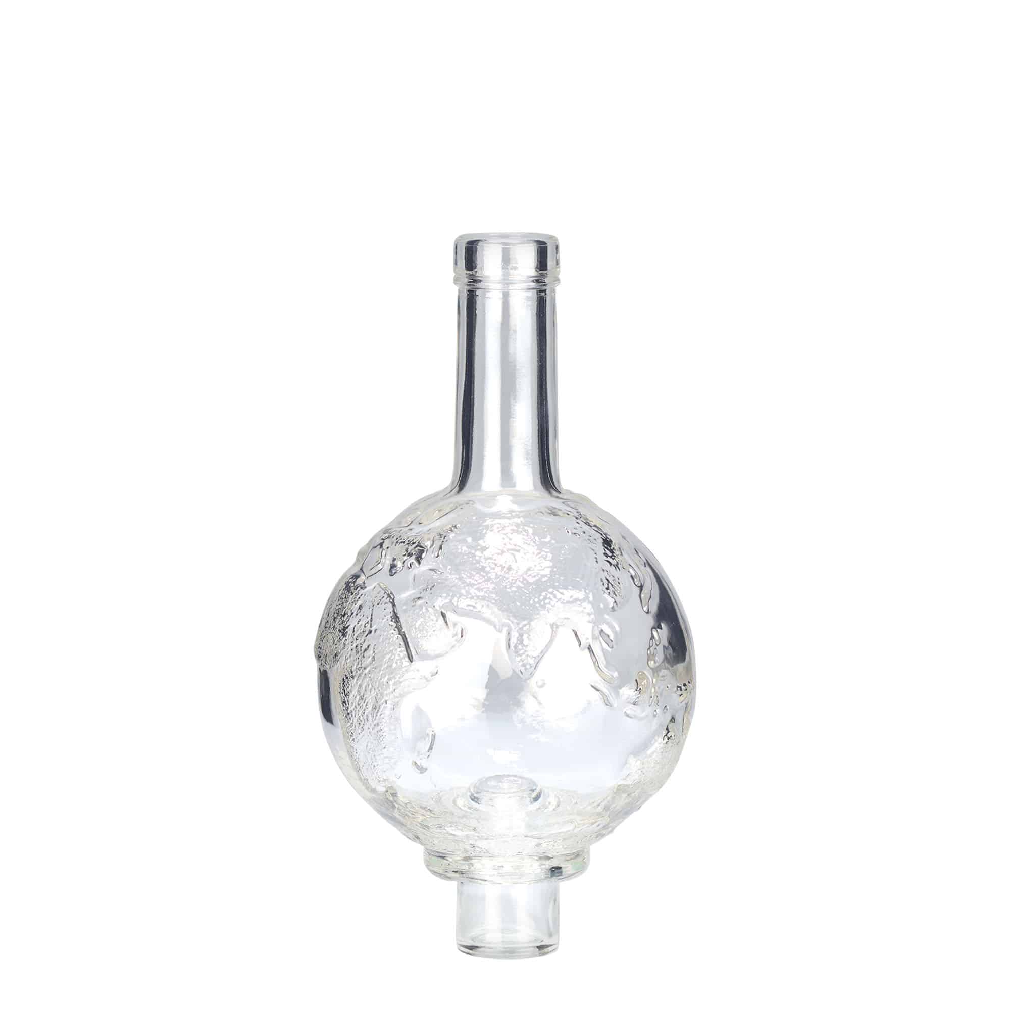 500 ml Glasflasche «Globus», Mündung: Kork