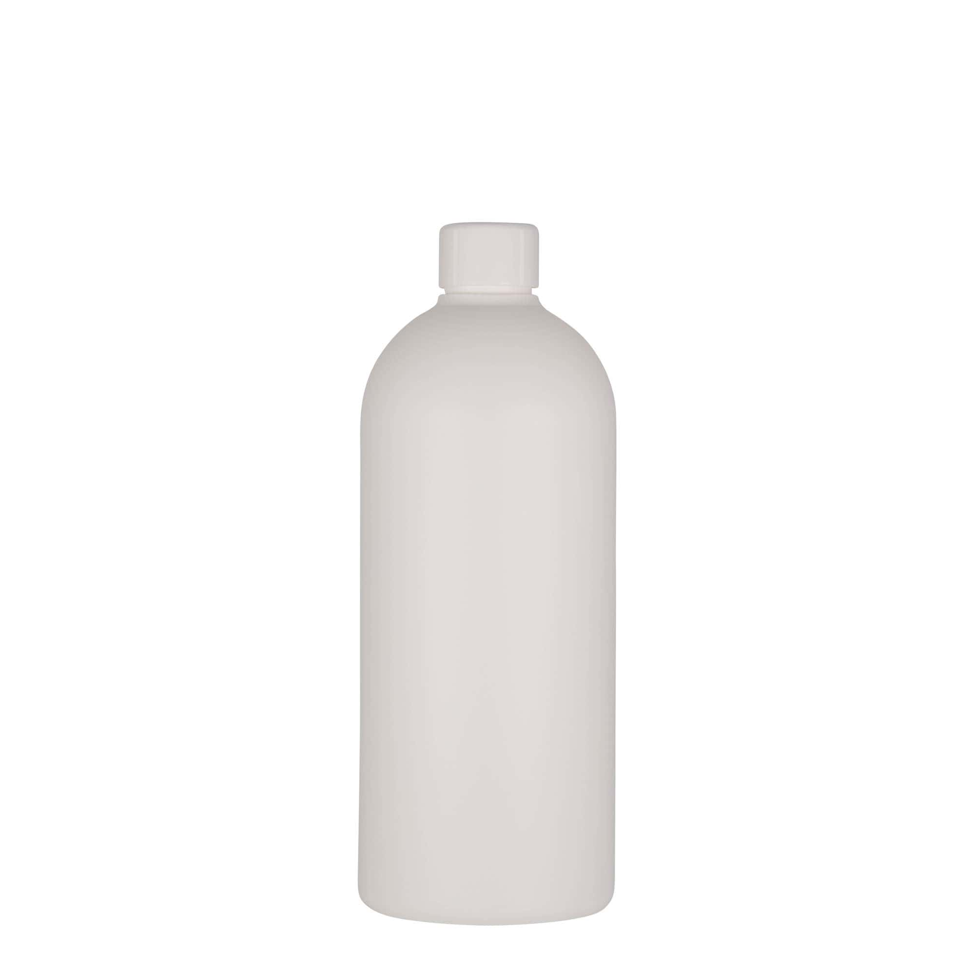 500 ml Kunststoffflasche «Tuffy», HDPE, weiss, Mündung:  24/410