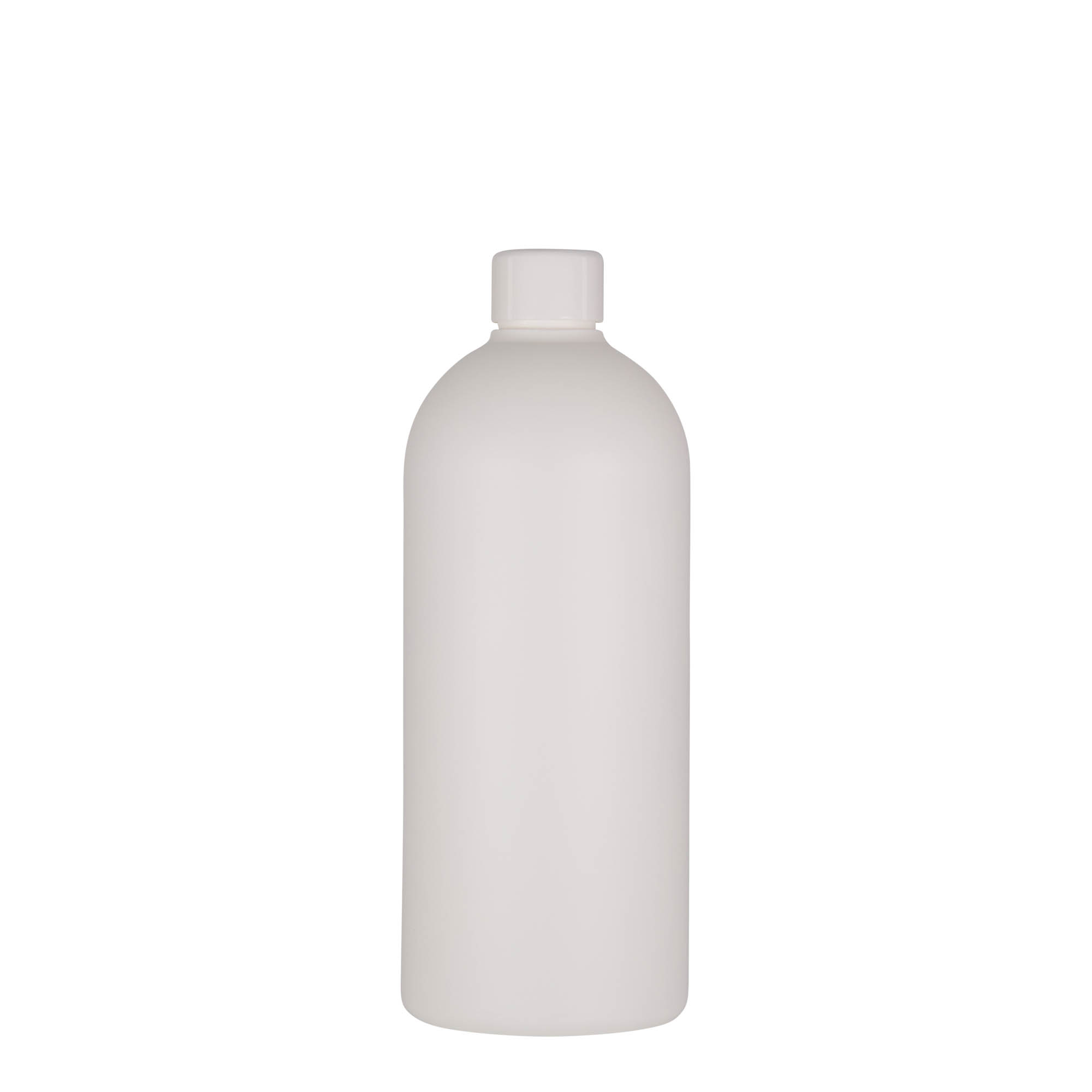 500 ml Kunststoffflasche «Tuffy», HDPE, weiss, Mündung:  24/410