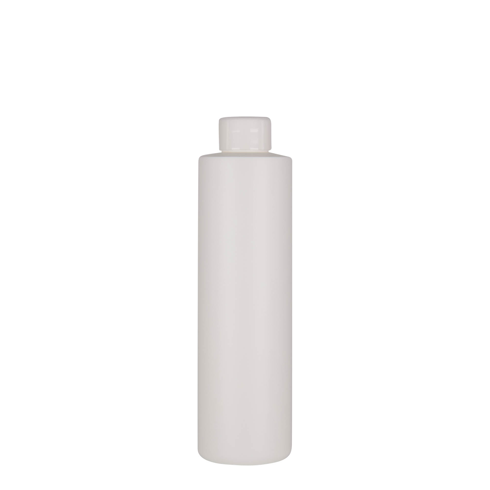 250 ml Kunststoffflasche 'Pipe', Green HDPE, weiß, Mündung: 24/410 250 ml Kunststoffflasche 'Pipe', Green HDPE, weiß, Mündung: 24/410