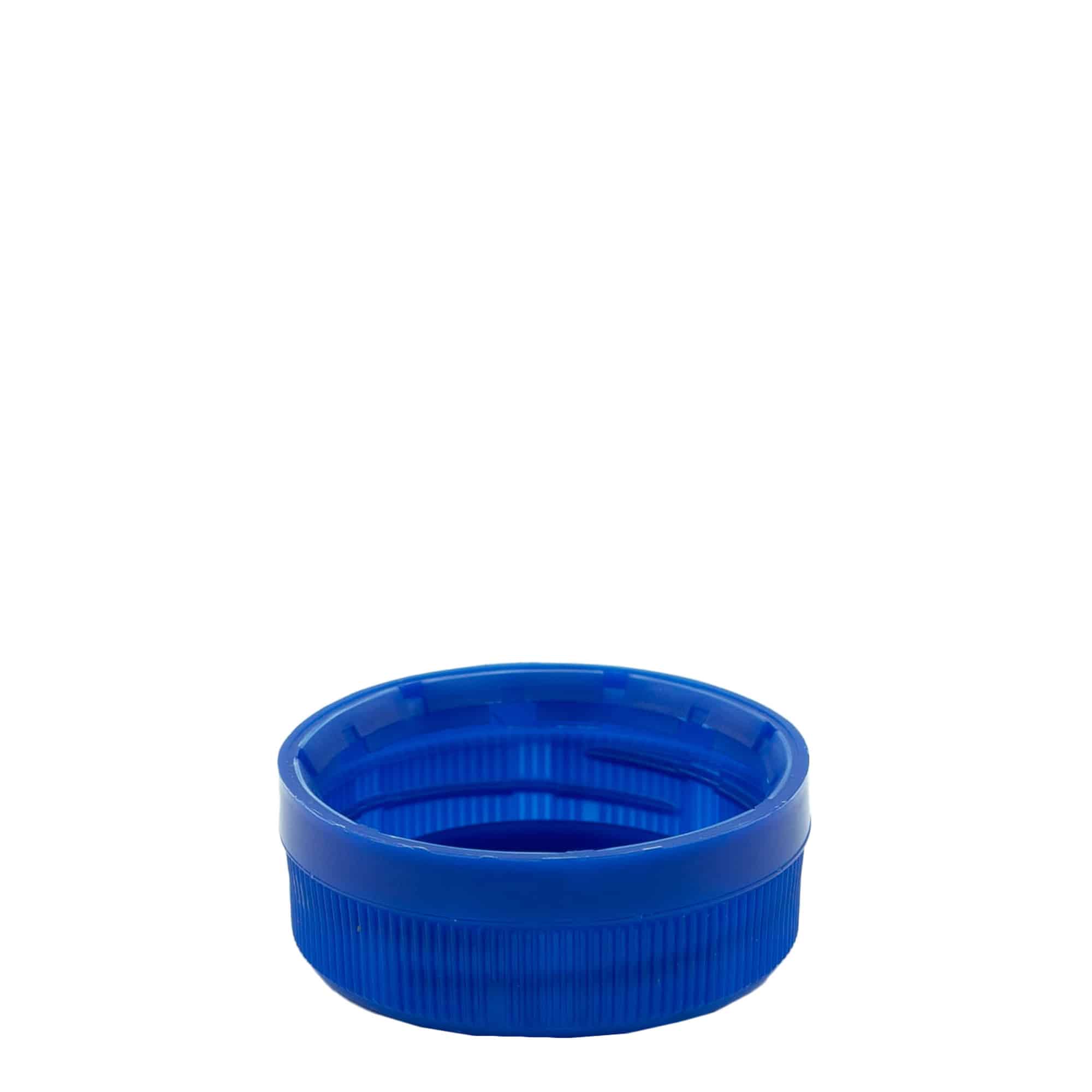 Schraubverschlus Zweistartgewinde, PE-Kunststoff, blau, für Mündung: PET 38 mm