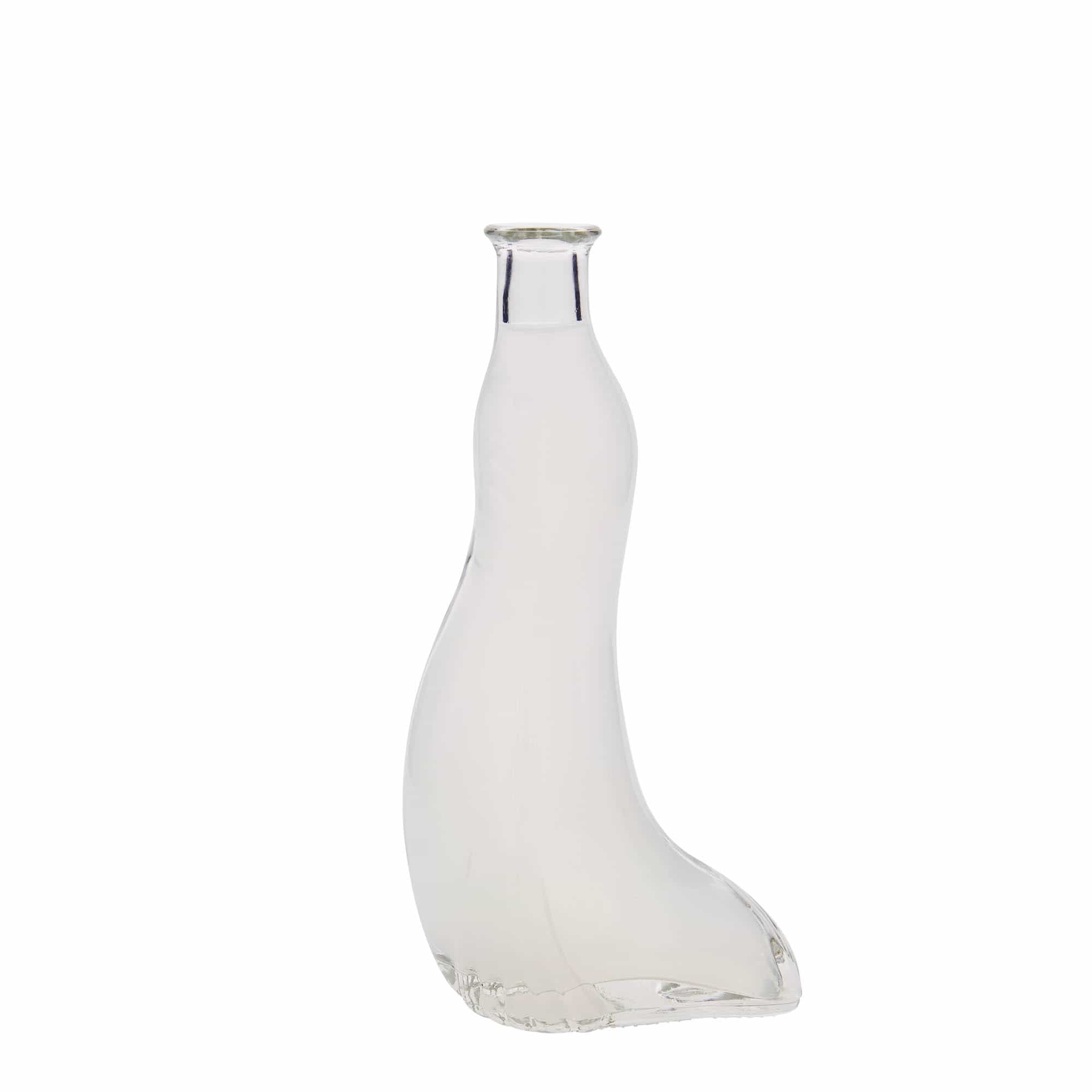 200 ml Glasflasche «Seehund», Mündung: Kork