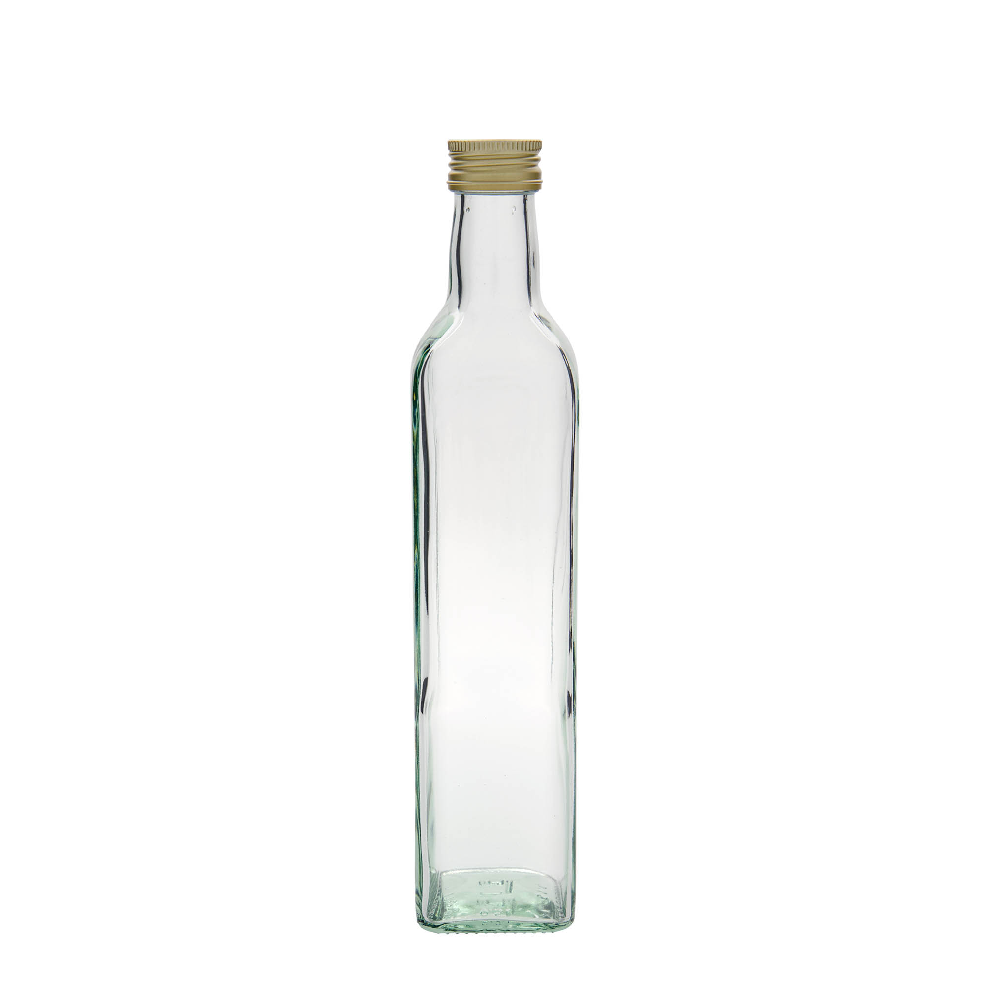 500 ml Glasflasche 'Marasca', quadratisch, Mündung: PP 31,5