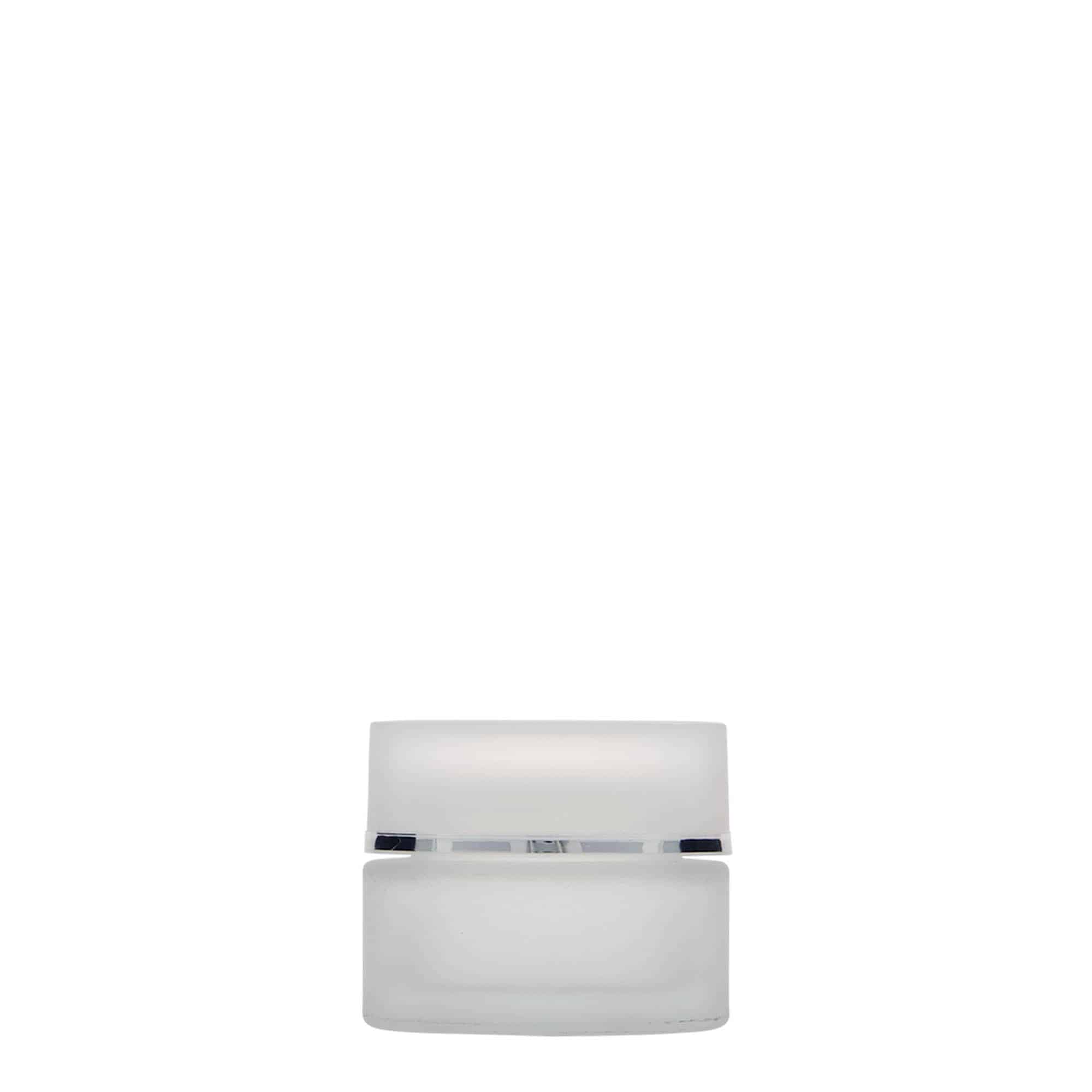 15 ml Tiegel «Platin Edition», Glas, geeist, Mündung: Schraubverschluss