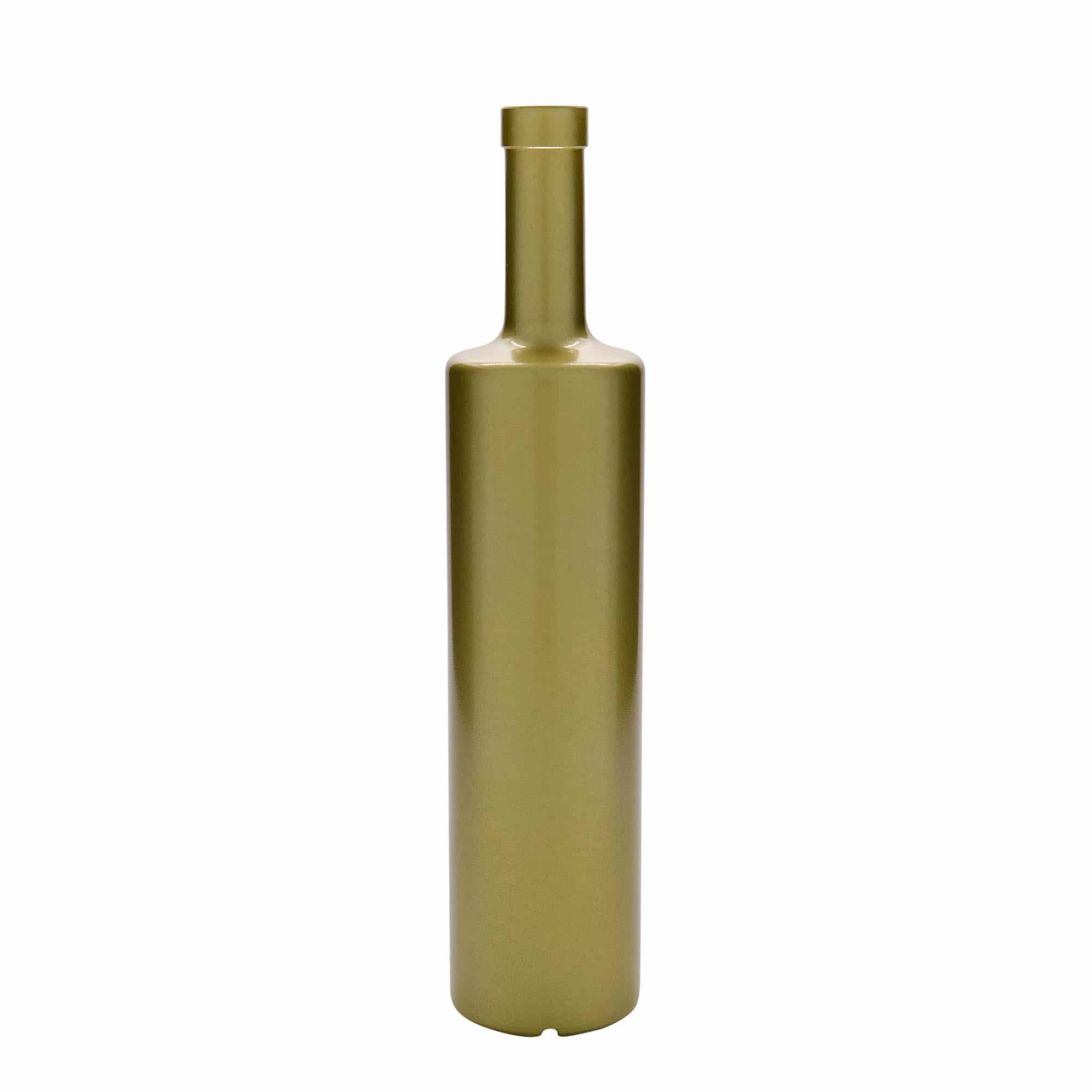 700 ml Glasflasche 'Centurio', gold, Mündung: Kork 700 ml Glasflasche 'Centurio', gold, Mündung: Kork