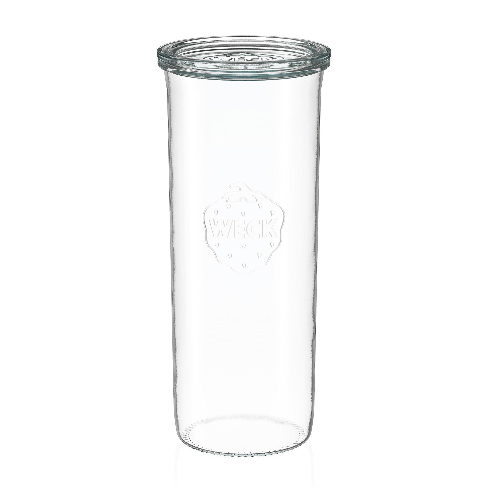 6x 1500ml WECK-Sturzglas mit Glasdeckel RR 100