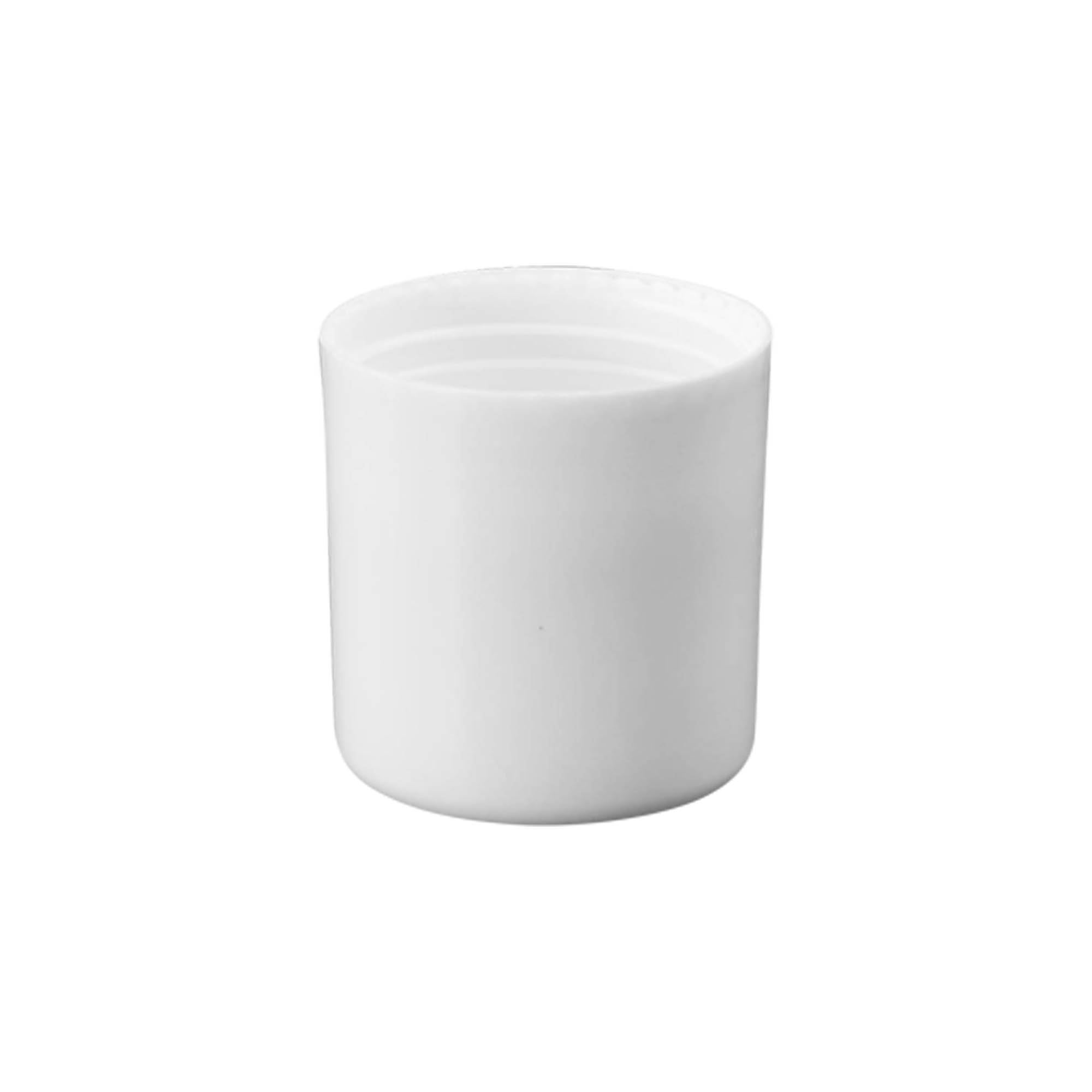 Kappe für 50 ml Roll-On-Flasche, PP-Kunststoff, weiß, für Mündung: Schraubverschluss Kappe für 50 ml Roll-On-Flasche, PP-Kunststoff, weiß, für Mündung: Schraubverschluss