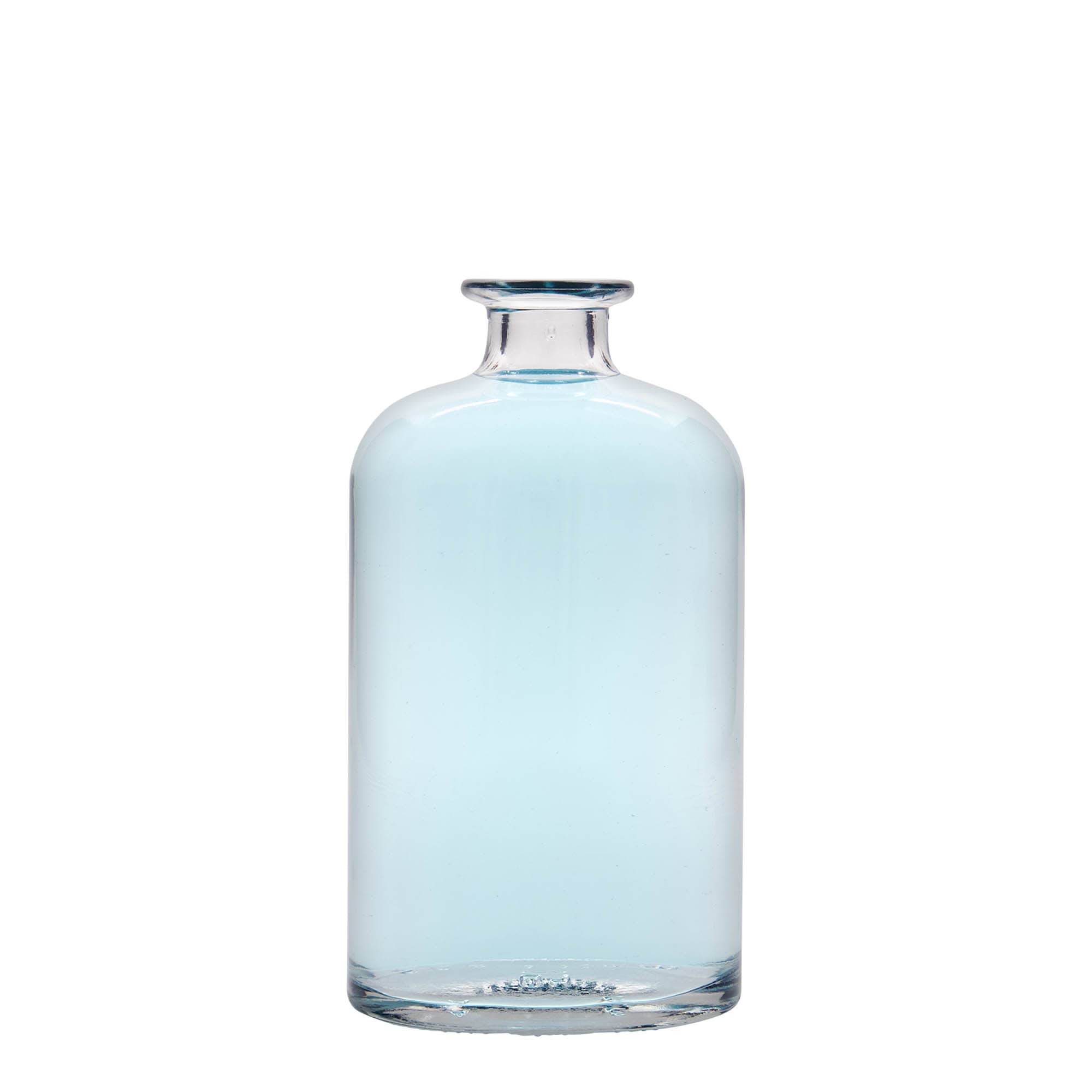 500 ml Glasflasche «Dundee», oval, Mündung: Kork