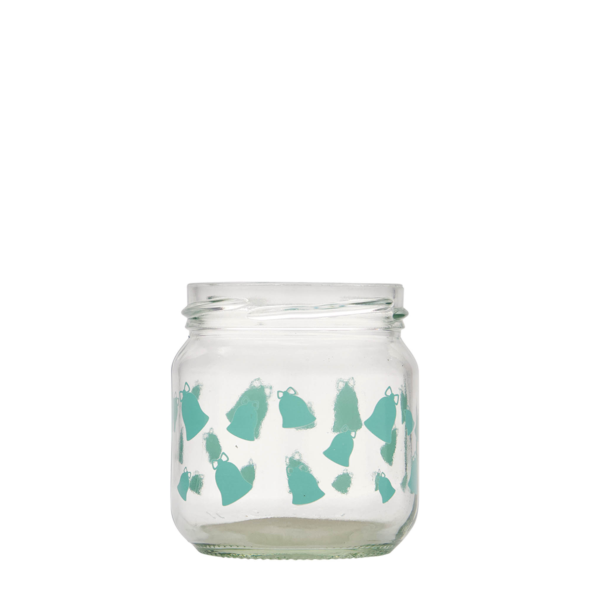 212 ml Rundglas, Motiv: Kling, Glöckchen, Mündung: Twist-Off (TO 66) 212 ml Rundglas, Motiv: Kling, Glöckchen, Mündung: Twist-Off (TO 66)