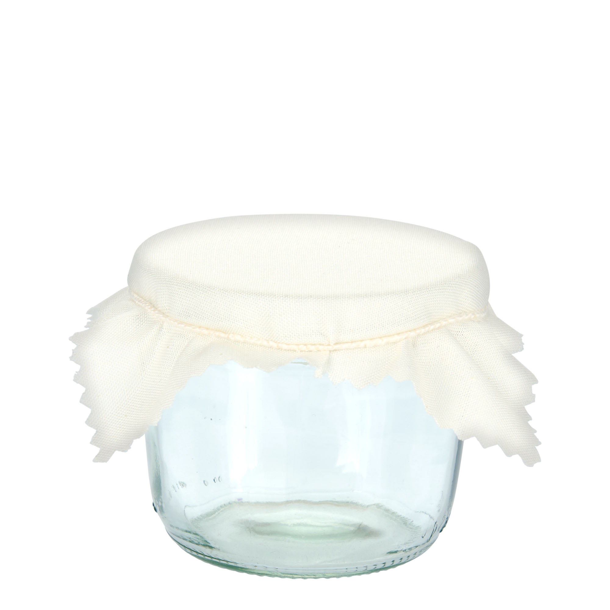 Stoffdeckchen 12x12, quadratisch, Textil, natur, Mündung: TO38-TO53 Stoffdeckchen 12x12, quadratisch, Textil, natur, Mündung: TO38-TO53