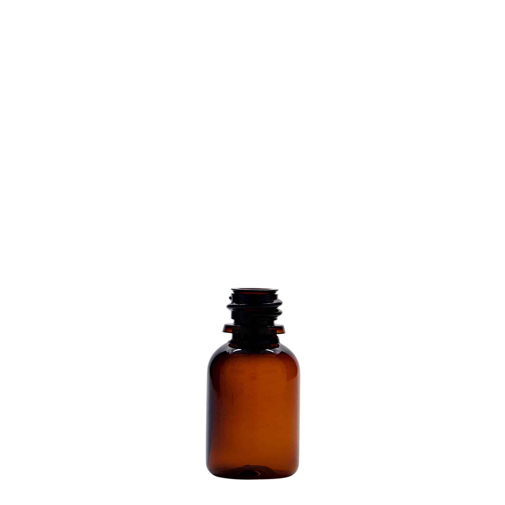 20 ml PET-Medizinflasche 'Easy Living', braun, Kunststoff, Mündung: DIN 18 20 ml PET-Medizinflasche 'Easy Living', braun, Kunststoff, Mündung: DIN 18