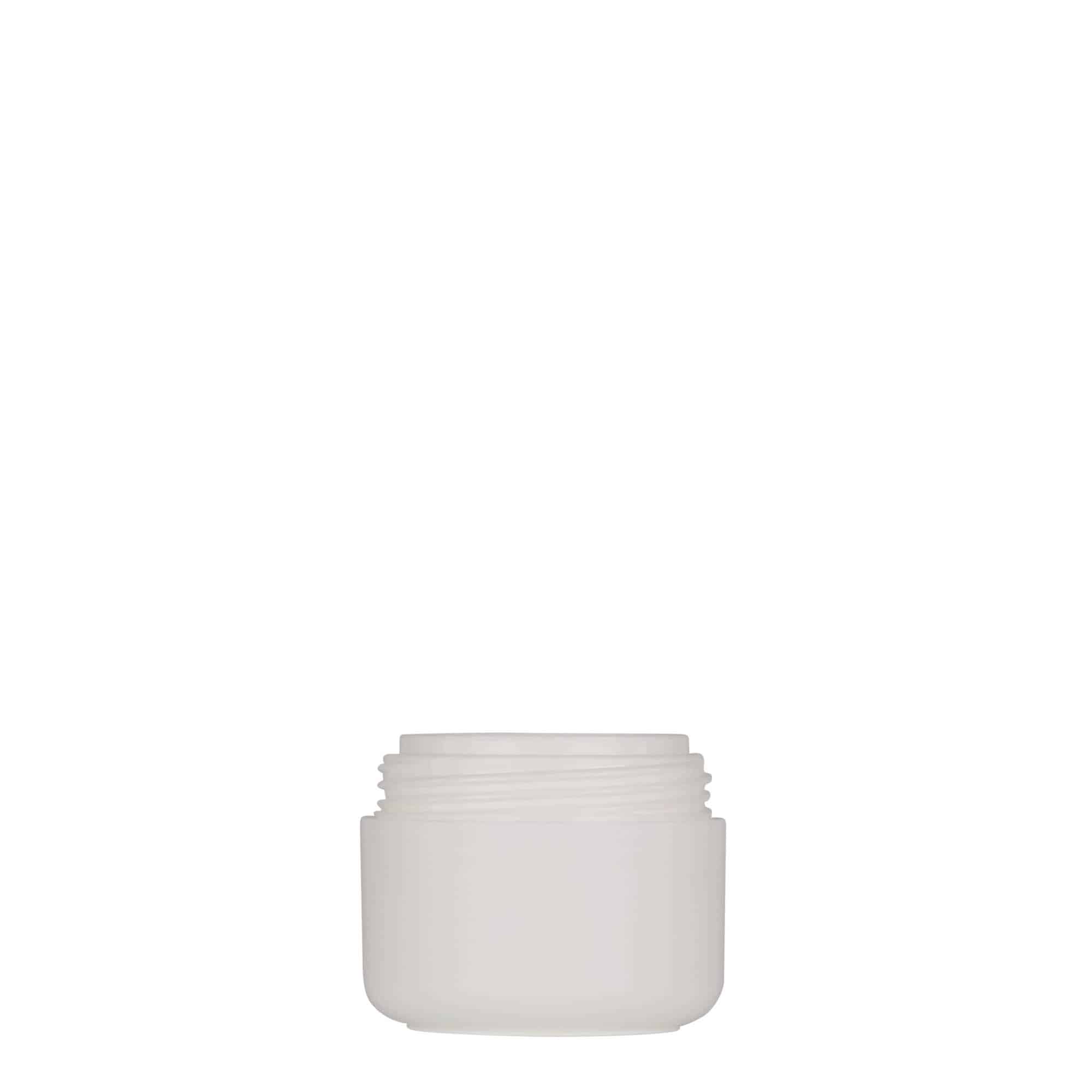 30 ml Kunststoffdose 'Bianca', PP, weiß, Mündung: Schraubverschluss
