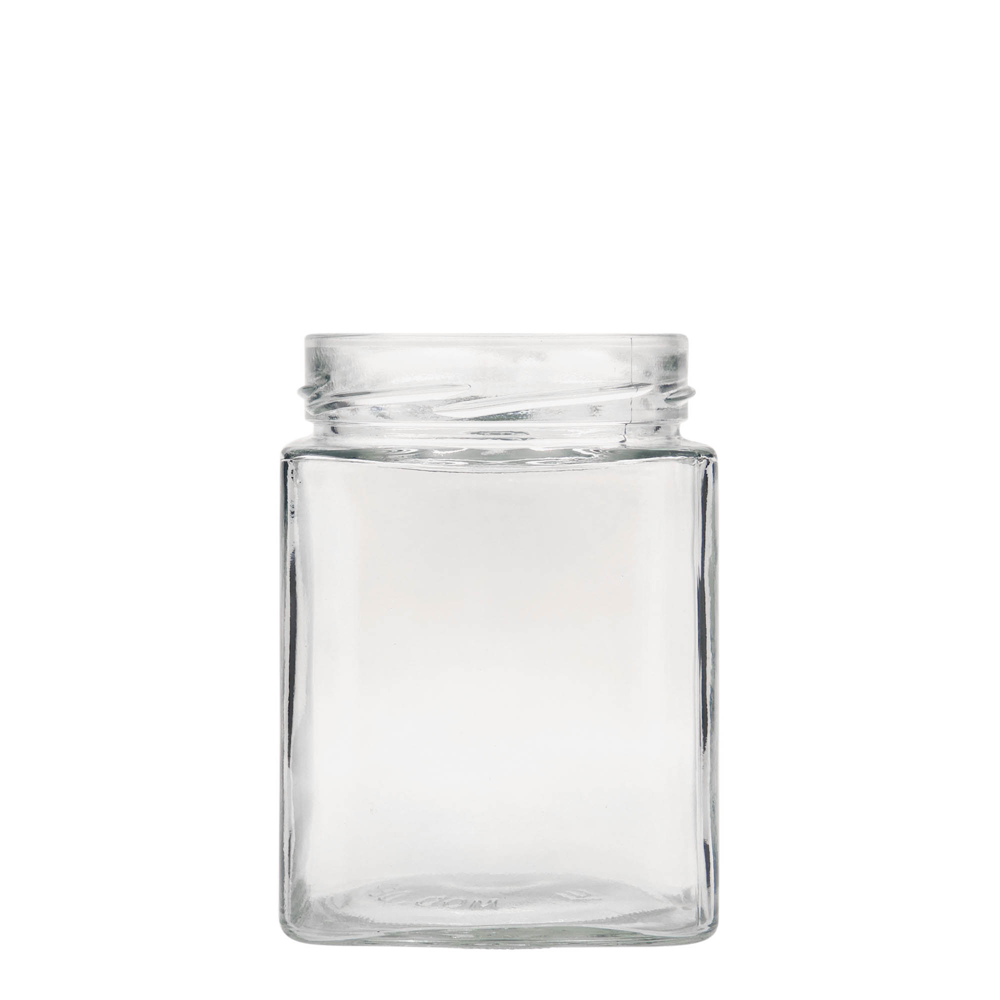 580 ml Vierkantglas «Ikaru», Mündung: Deep-Twist-off (DTO 82)