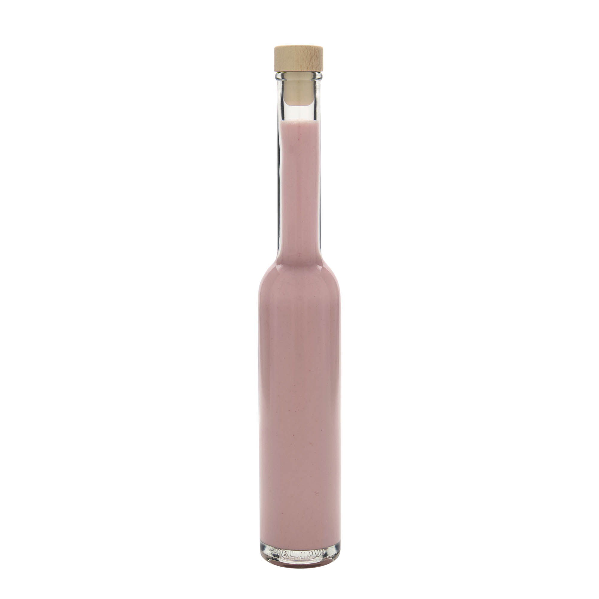 200 ml Glasflasche «Platina», Mündung: Kork