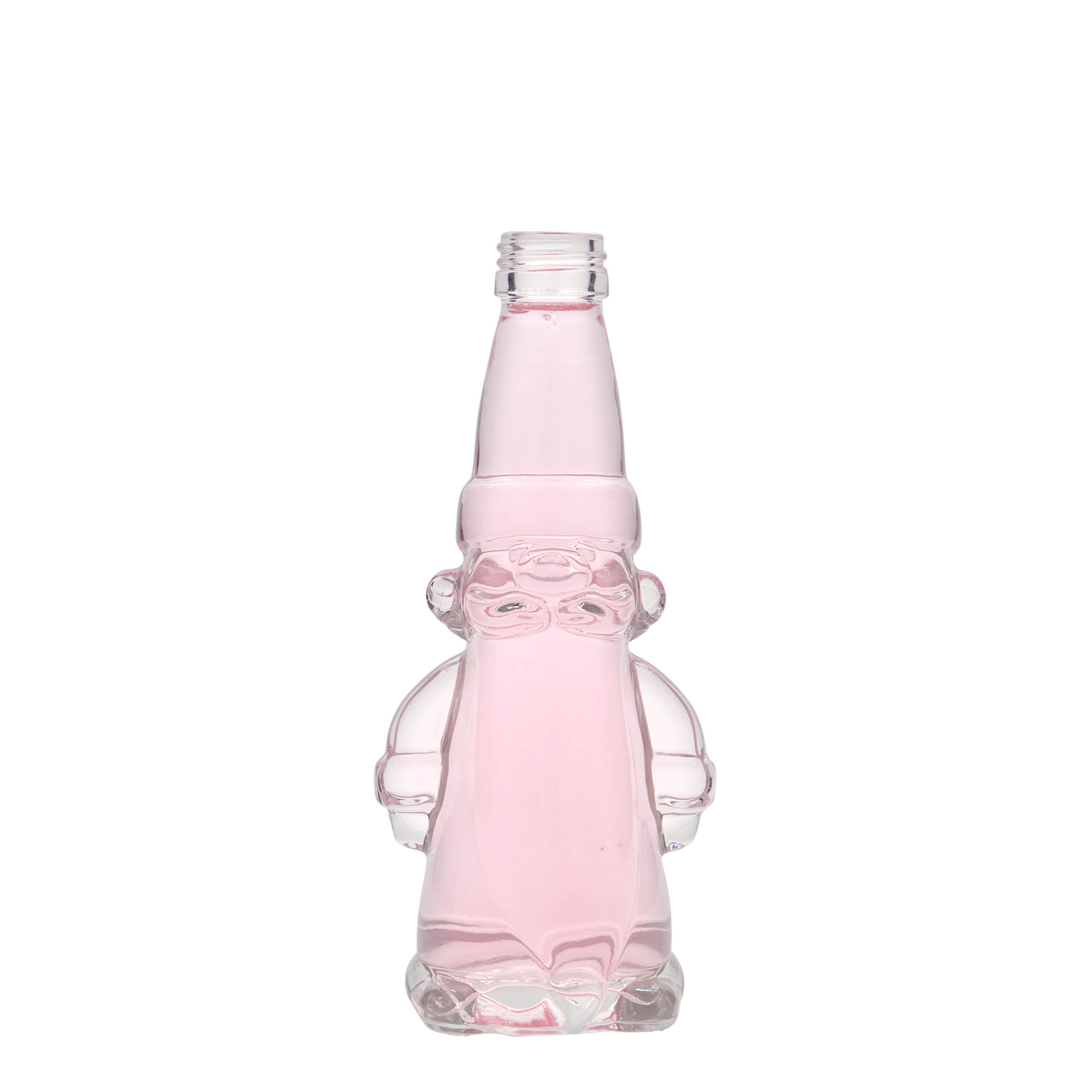 200 ml Glasflasche 'Weihnachtswichtel', Mündung: PP 28