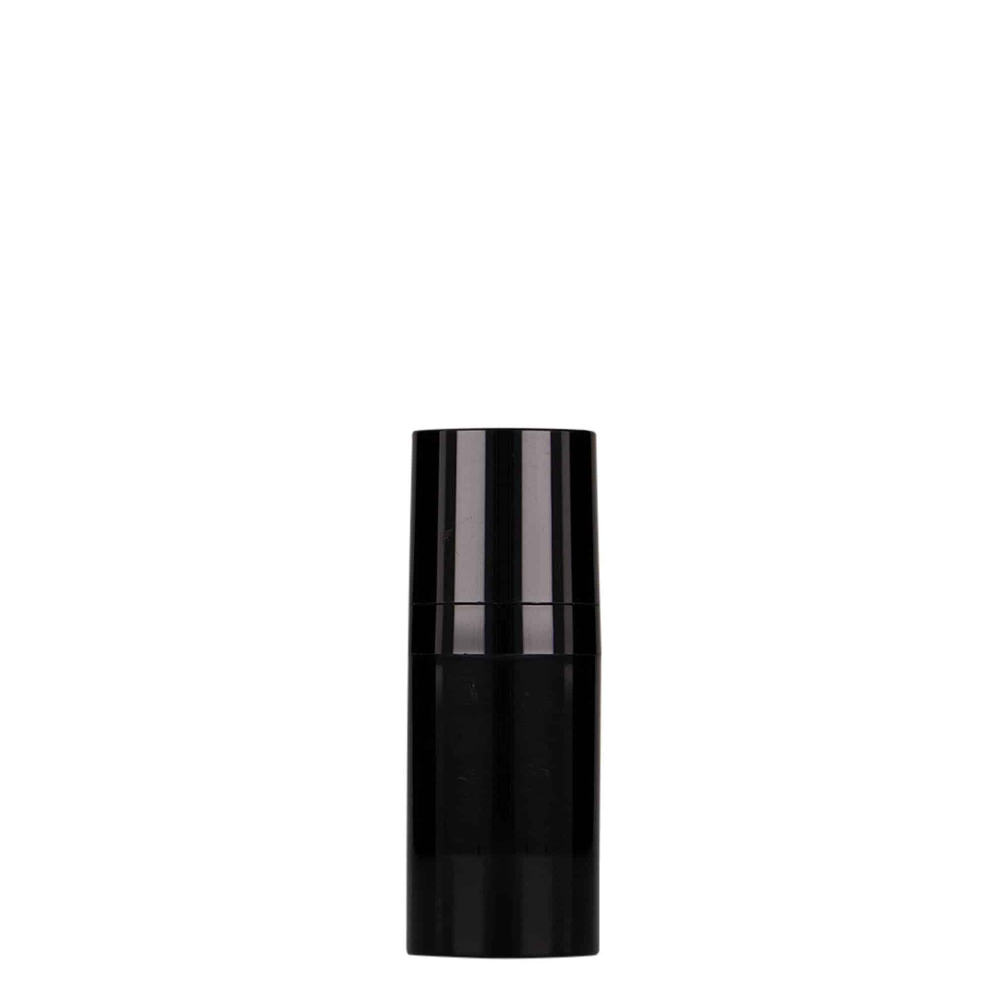 15 ml Airless Dispenser «Micro», PP-Kunststoff, schwarz