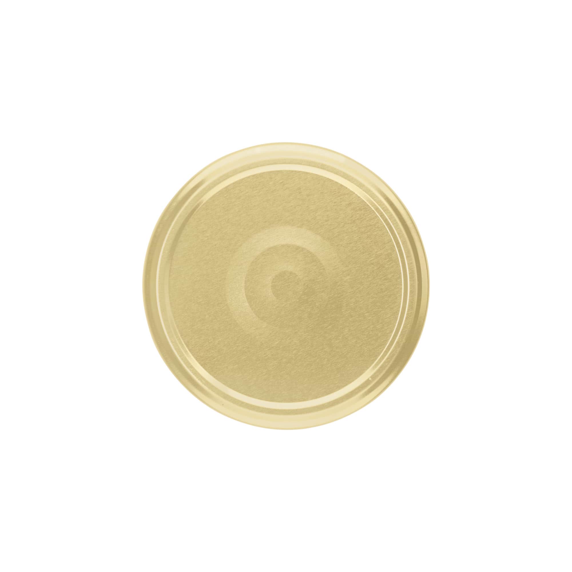 Twist-off-Deckel, Weissblech, sterilisierbar, gold, für Mündung: TO 82