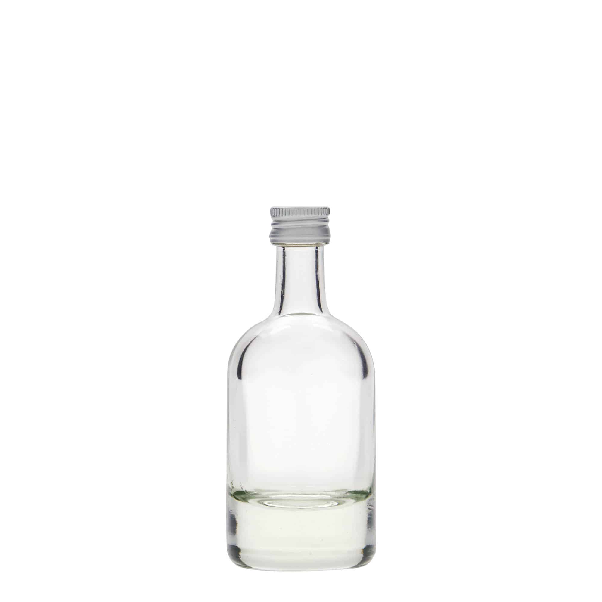 50 ml Glasflasche «Linea Uno», Mündung: PP 18